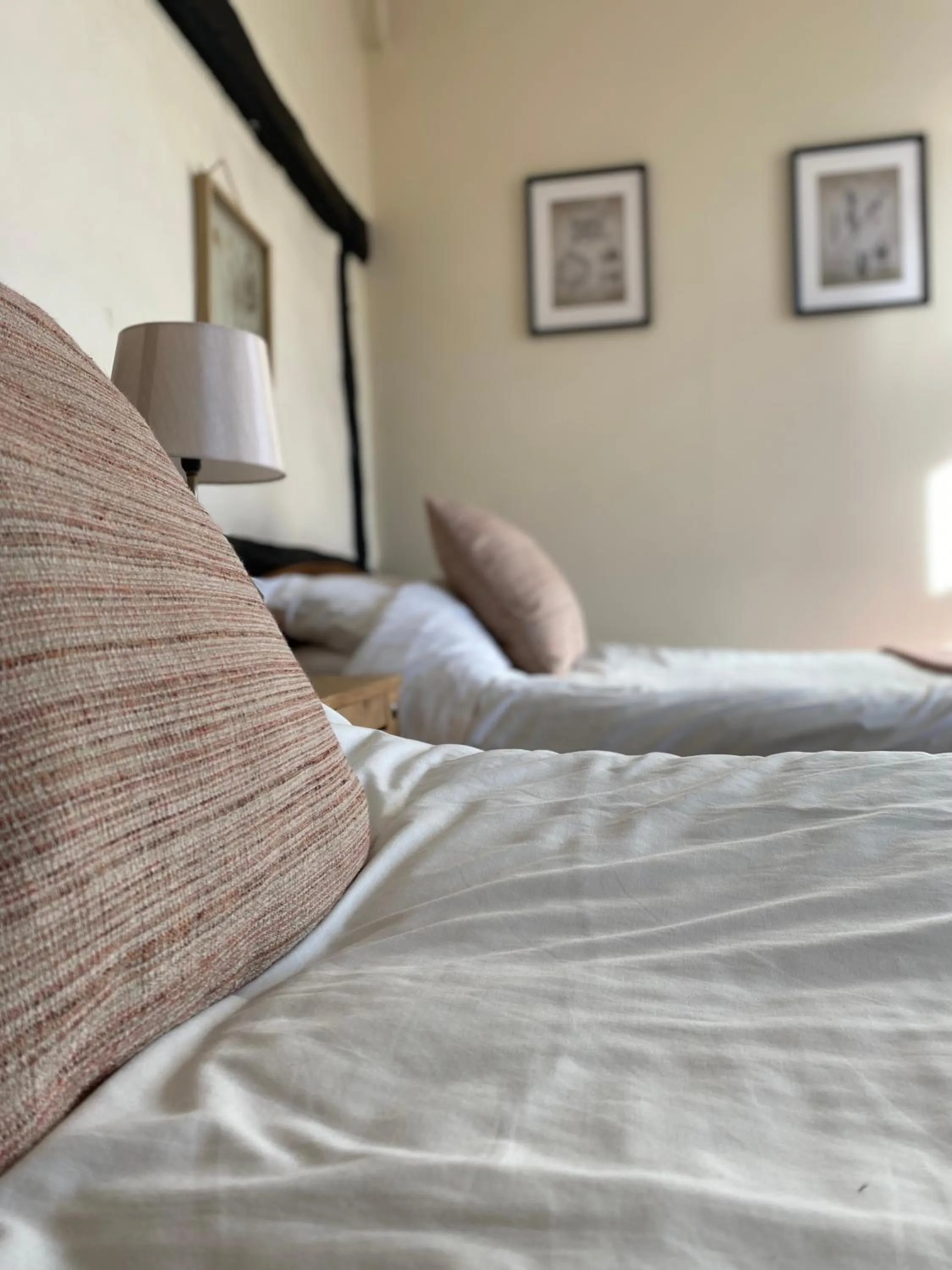 Bed in The Talbot at Knightwick