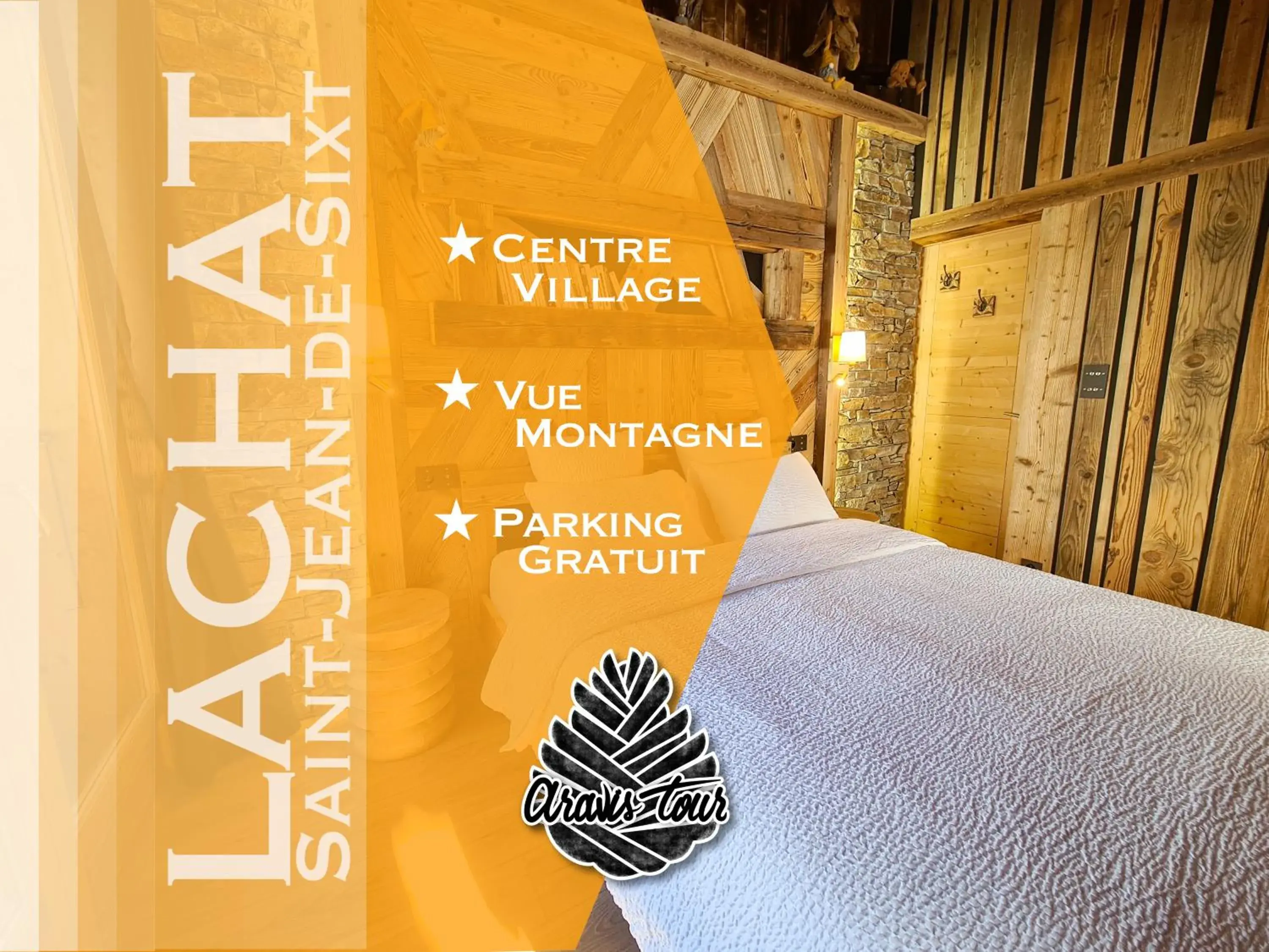 Studio Lachat - Centre village, vue montagnes - AravisTour Studio Lachat - Centre village, vue montagnes - AravisTour