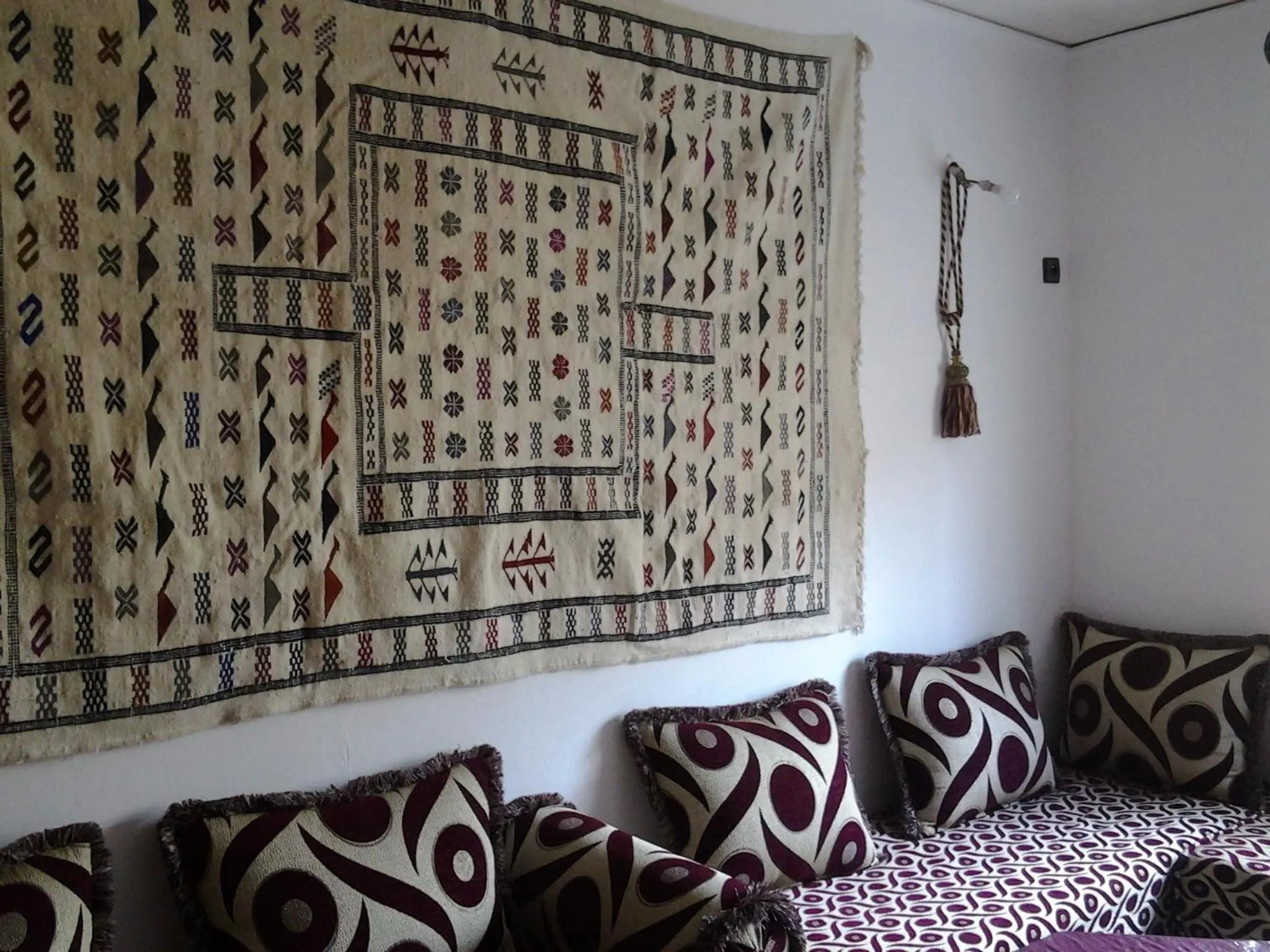 Decorative detail in Maison d'Hôte à Saïdia