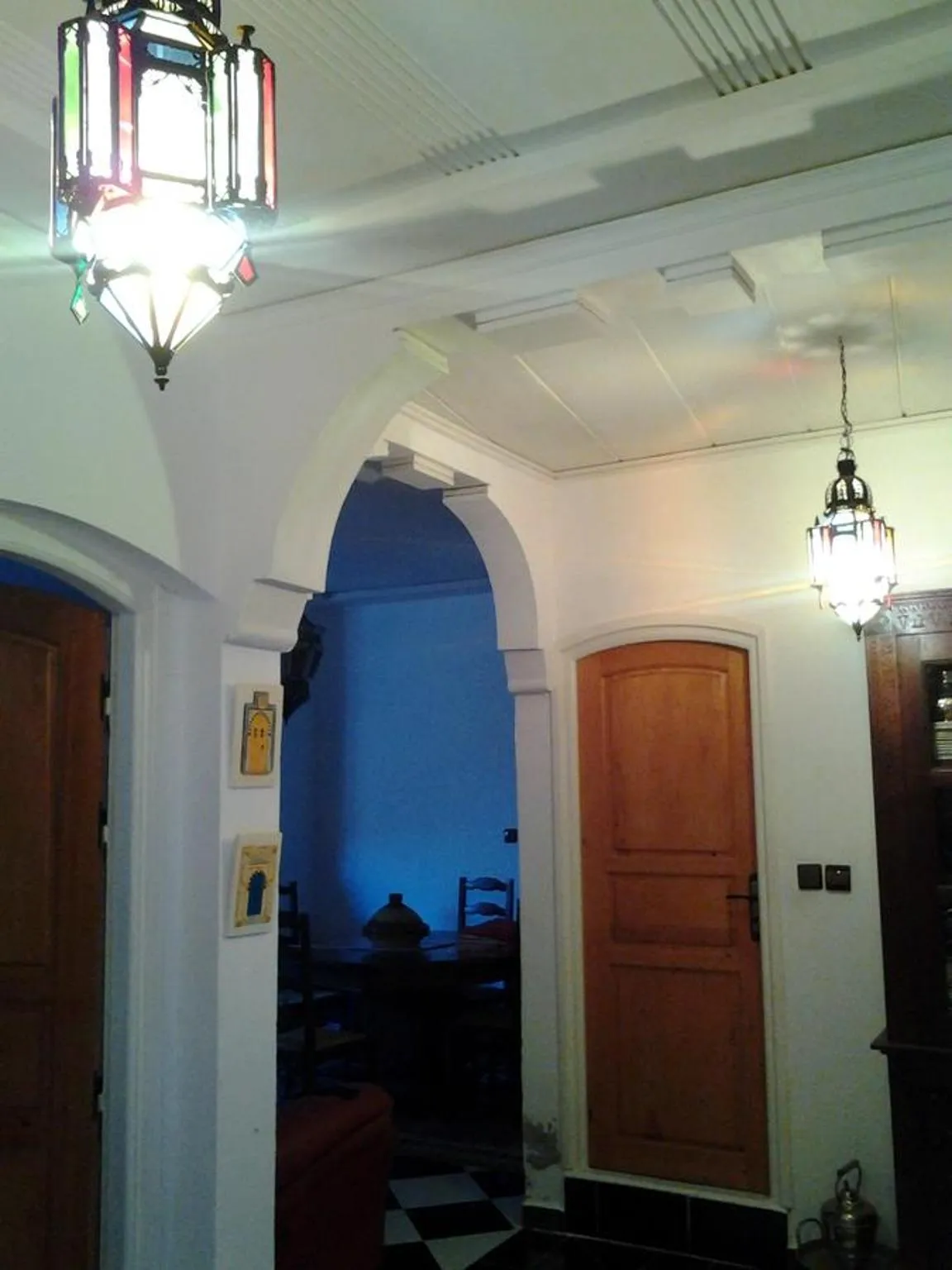 Decorative detail in Maison d'Hôte à Saïdia