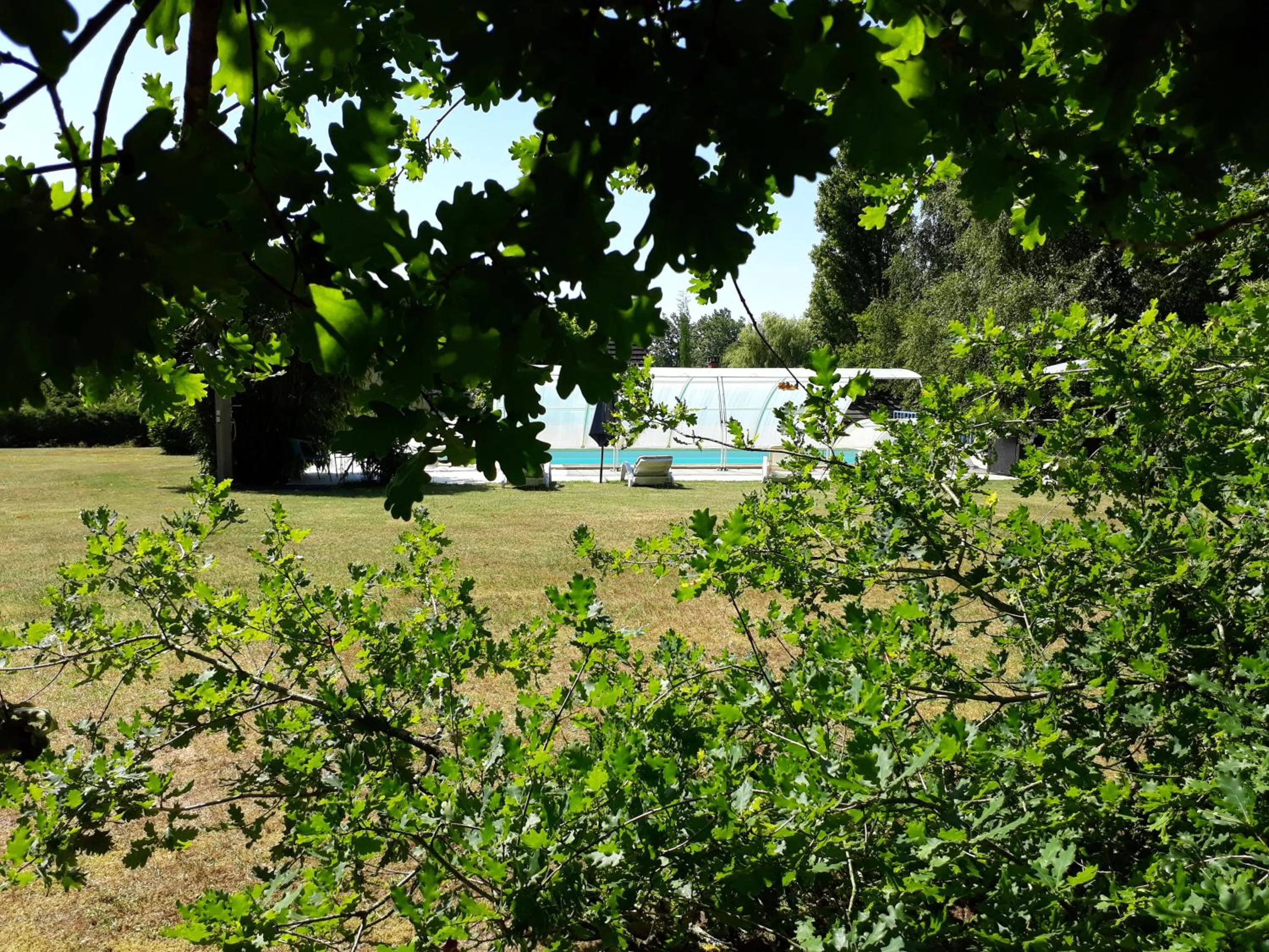 Pool view in Chambre D'hôte De La Rotterie