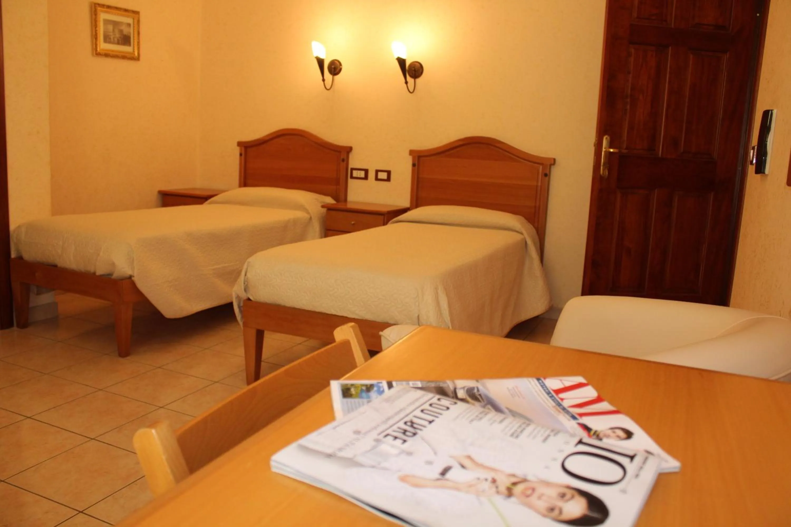 Bed in Hotel Ristorante L'Avvenire