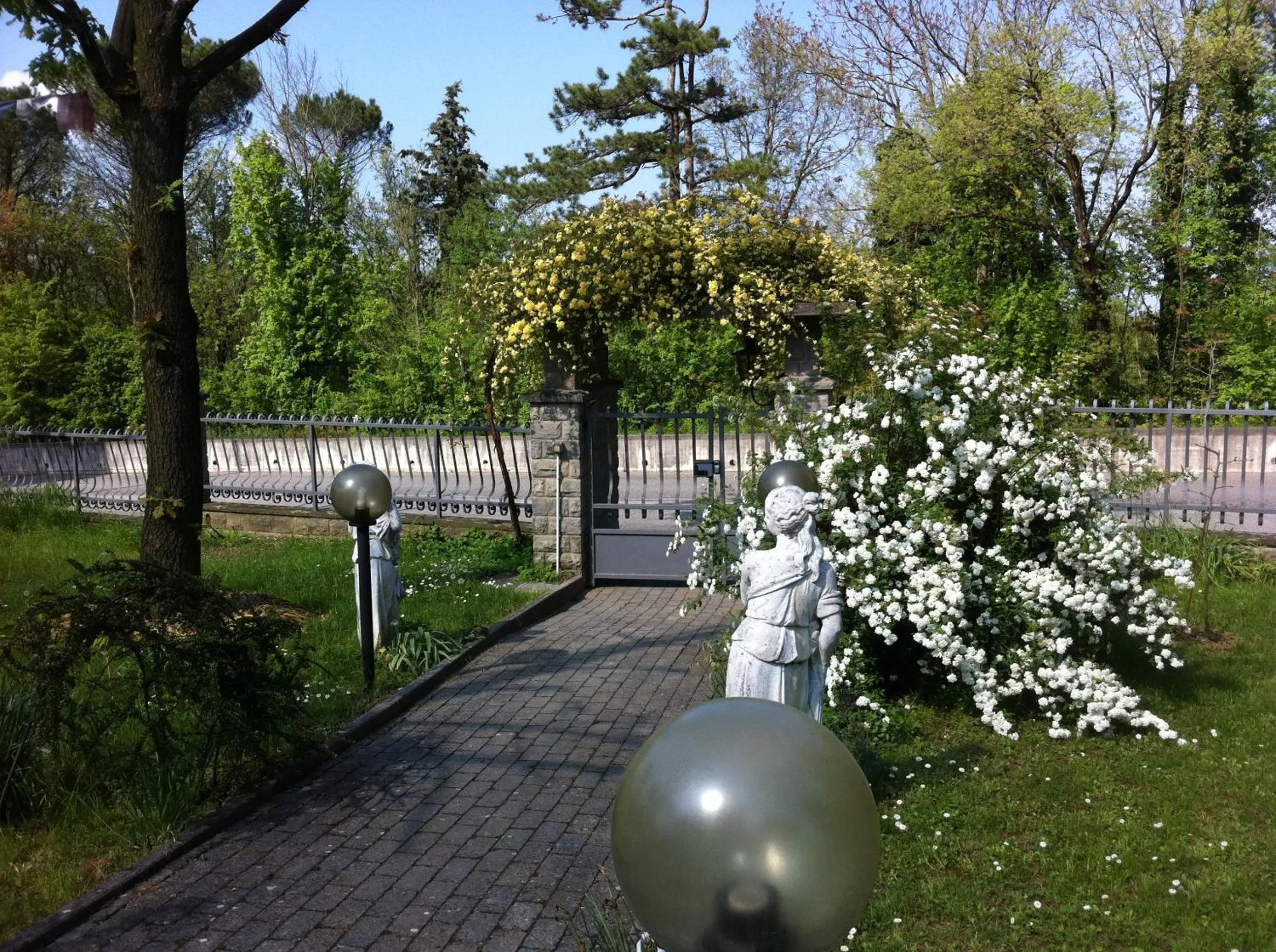 Garden view in Butterfly B&B