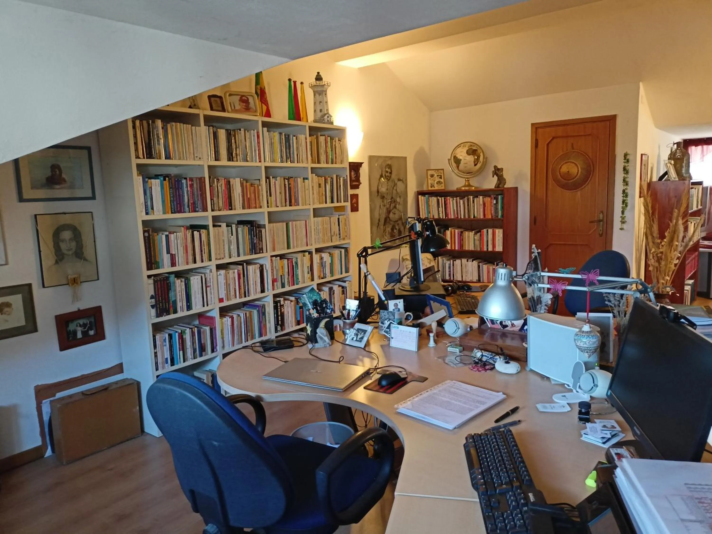 Library in Butterfly B&B