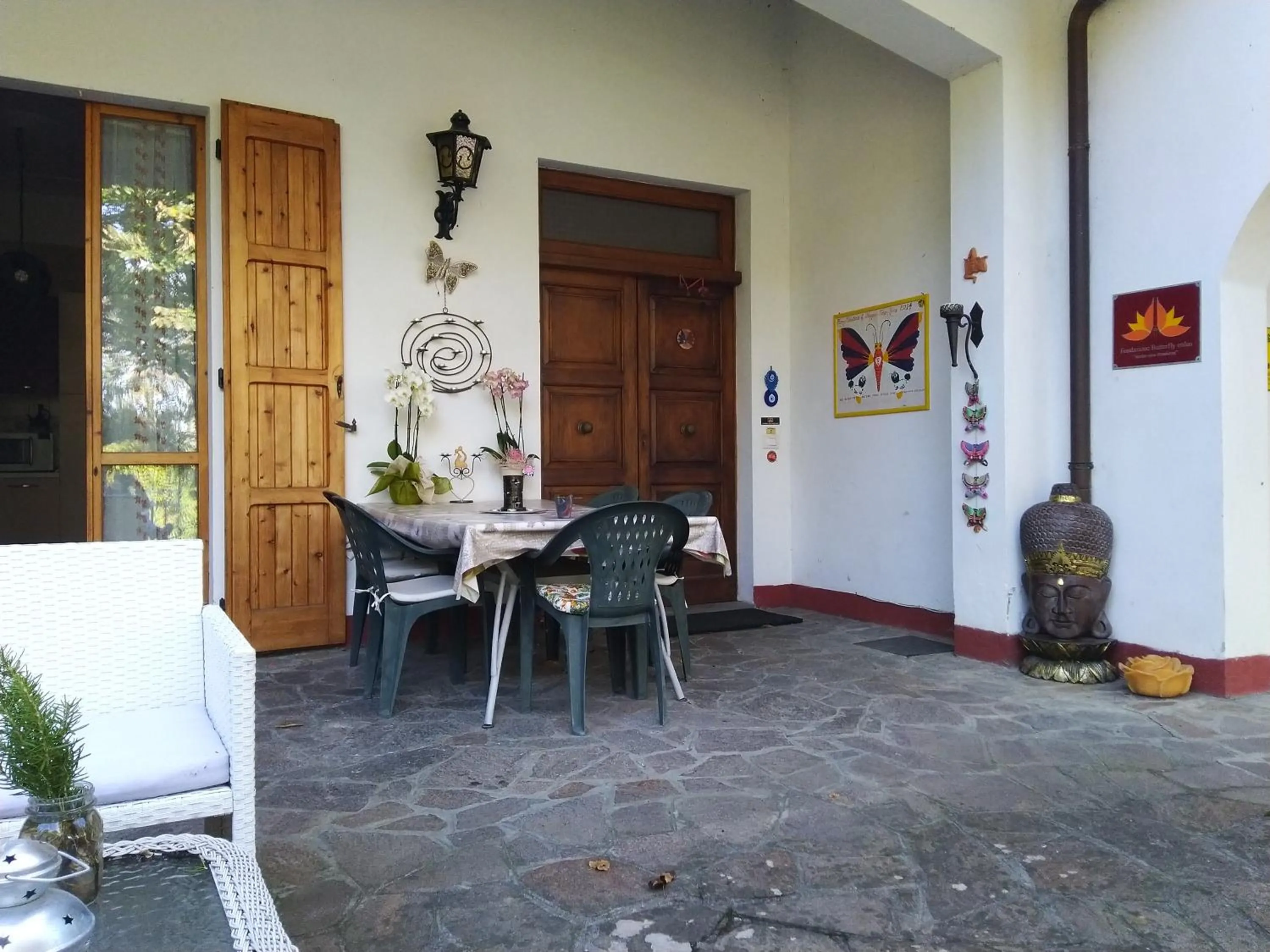 Patio in Butterfly B&B