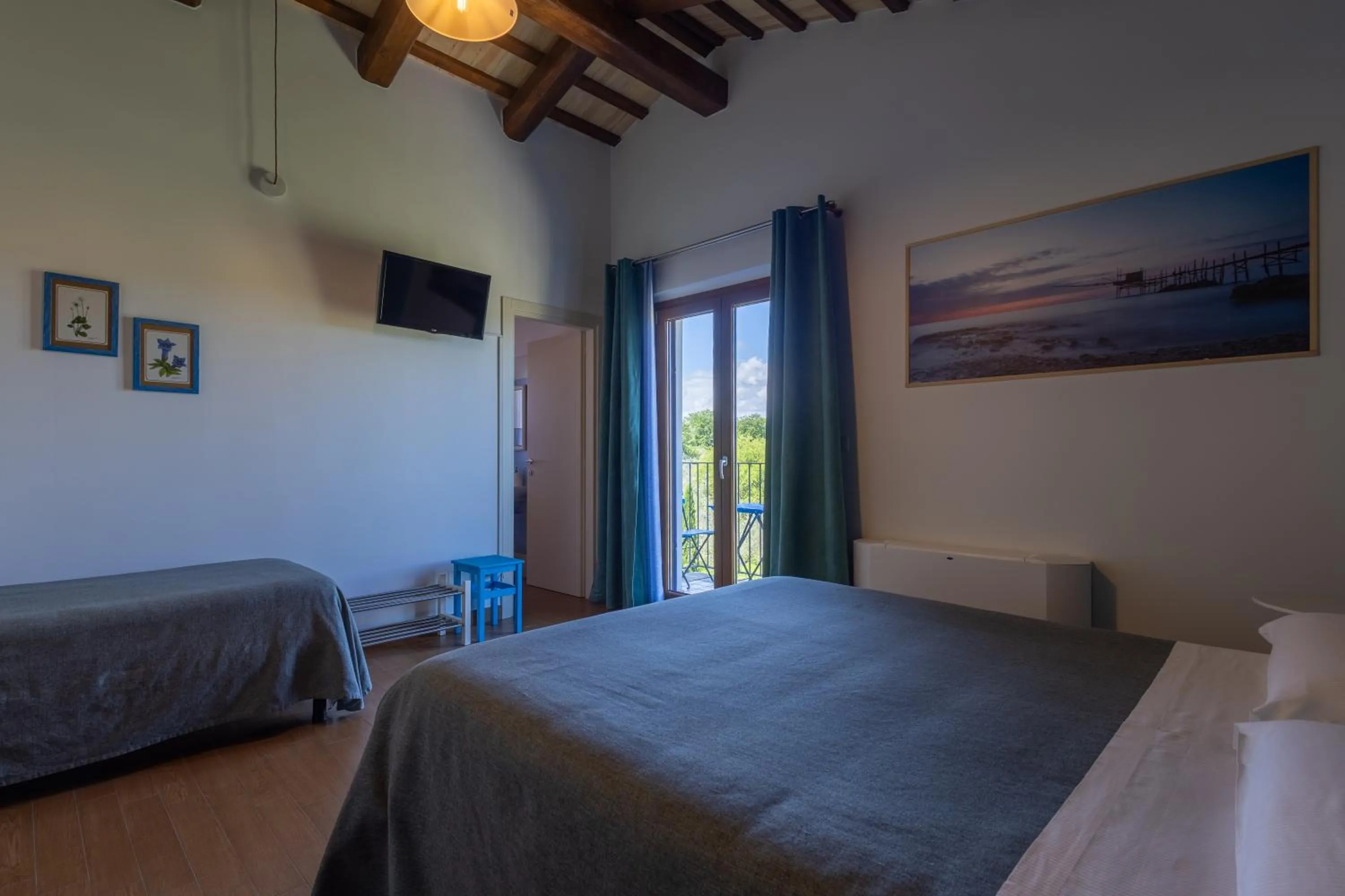 Bed in Relais Piano Valle