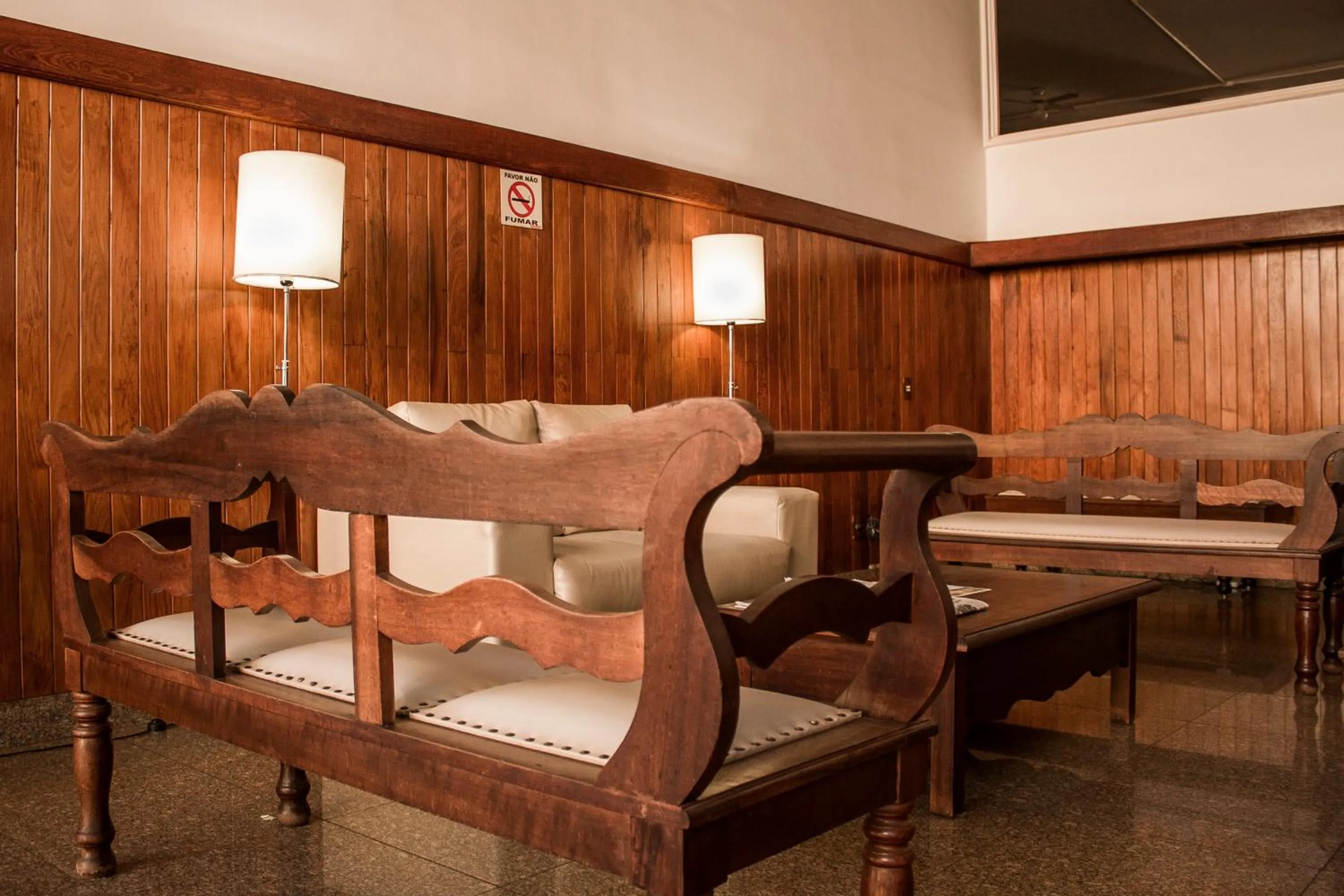 Lobby or reception in Lider Hotel Ituiutaba