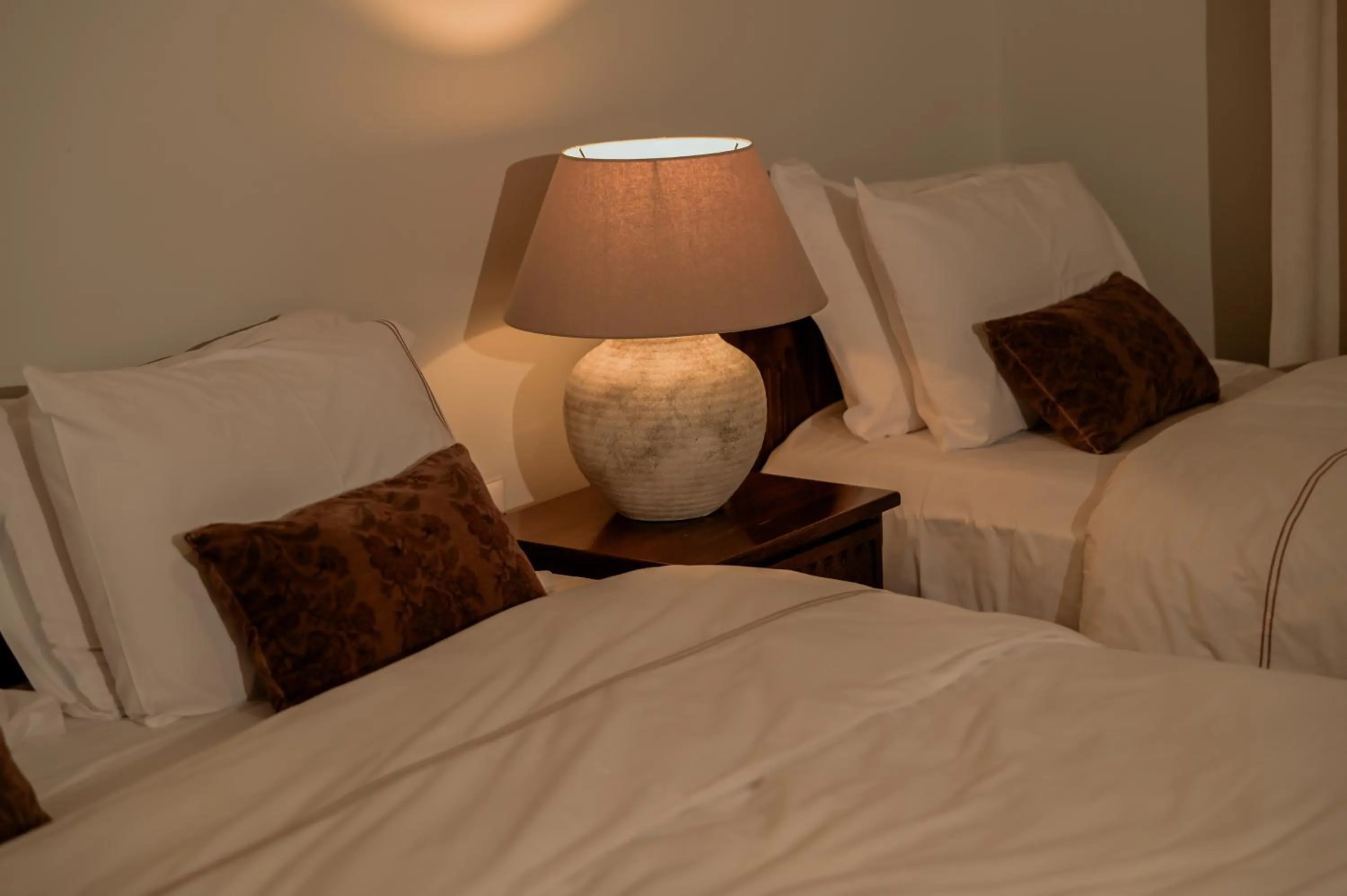 Bed in Real Scampis Hotel