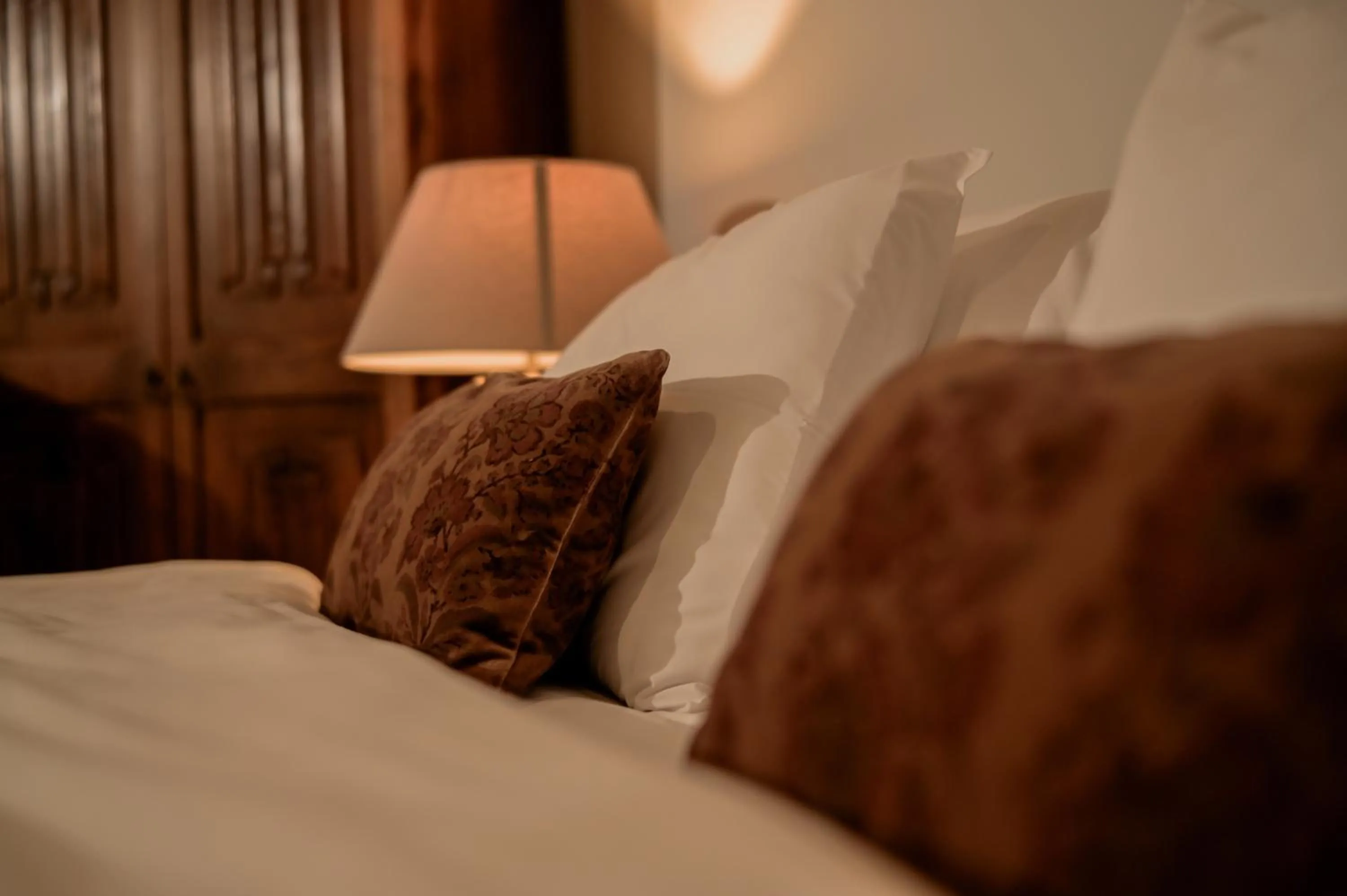 Bed in Real Scampis Hotel