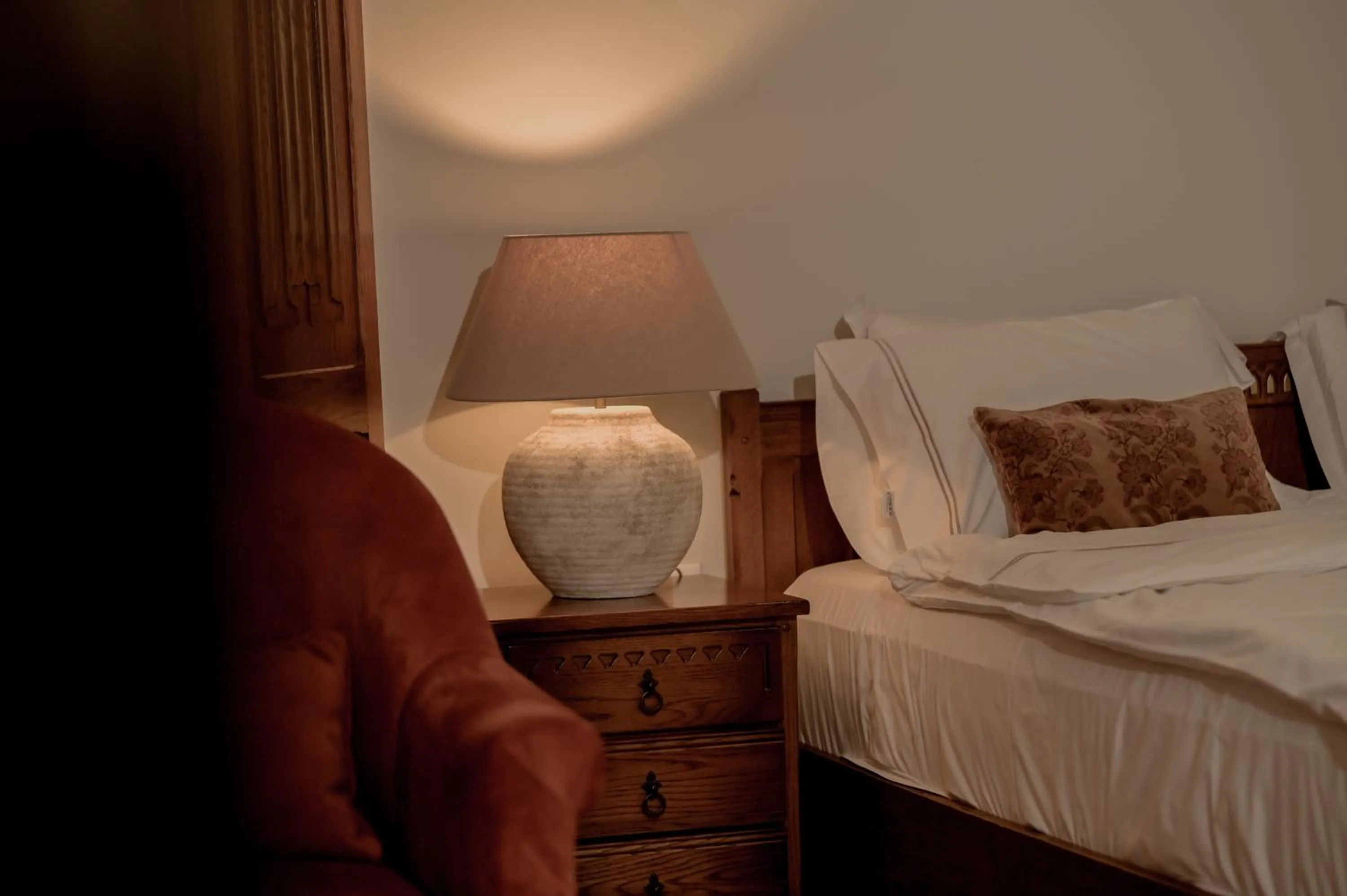 Bed in Real Scampis Hotel