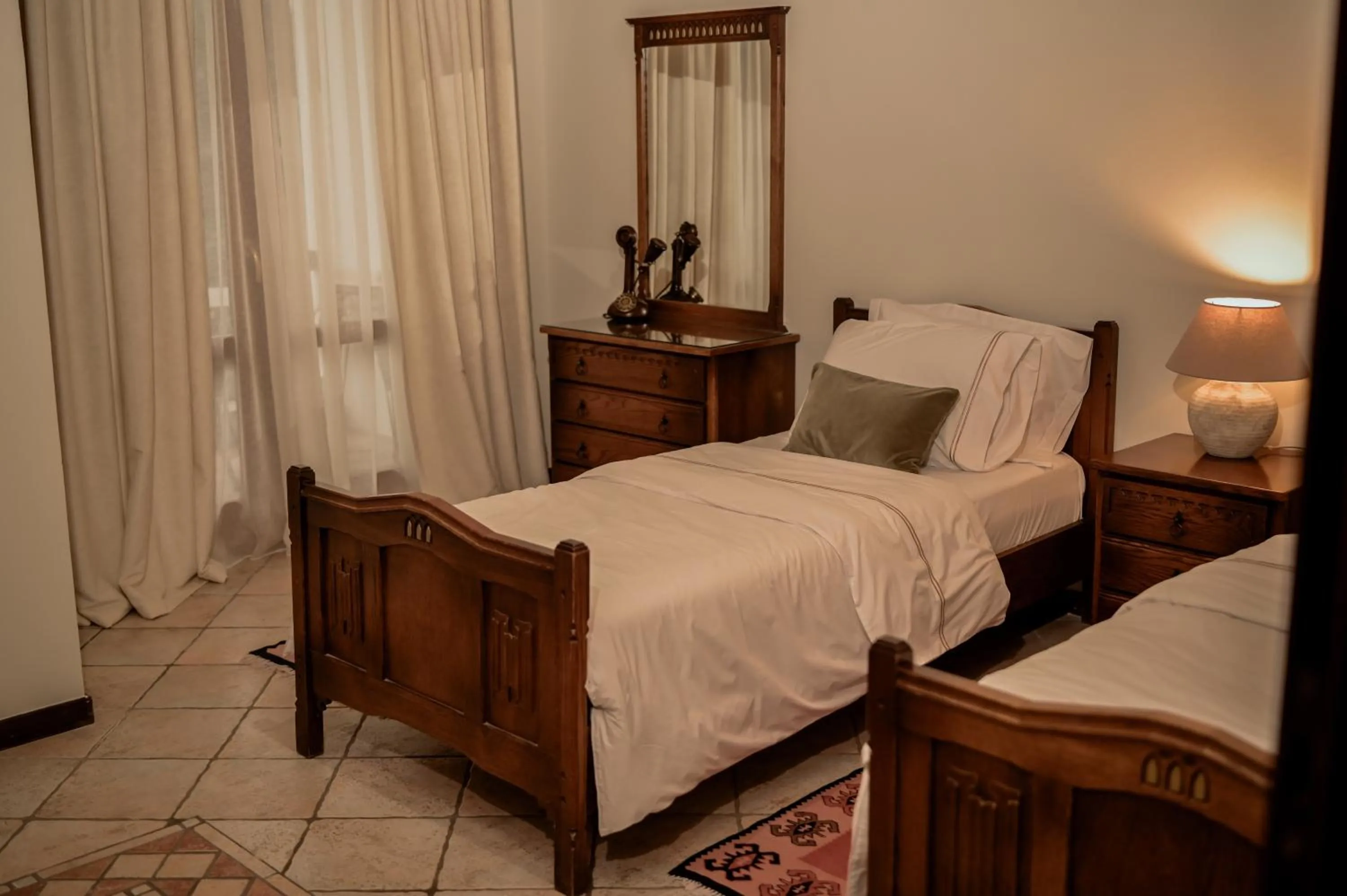 Bed in Real Scampis Hotel