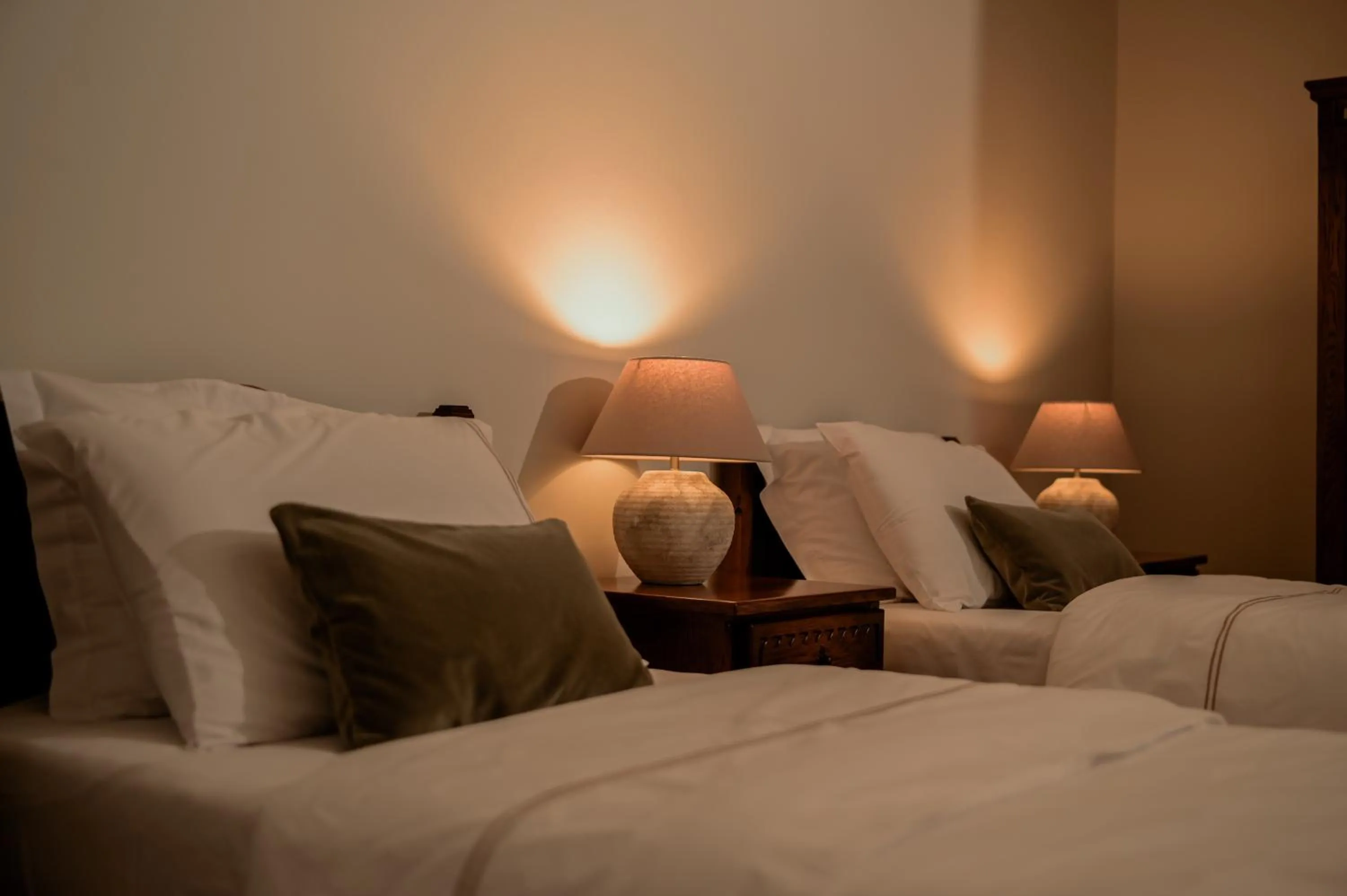 Bed in Real Scampis Hotel