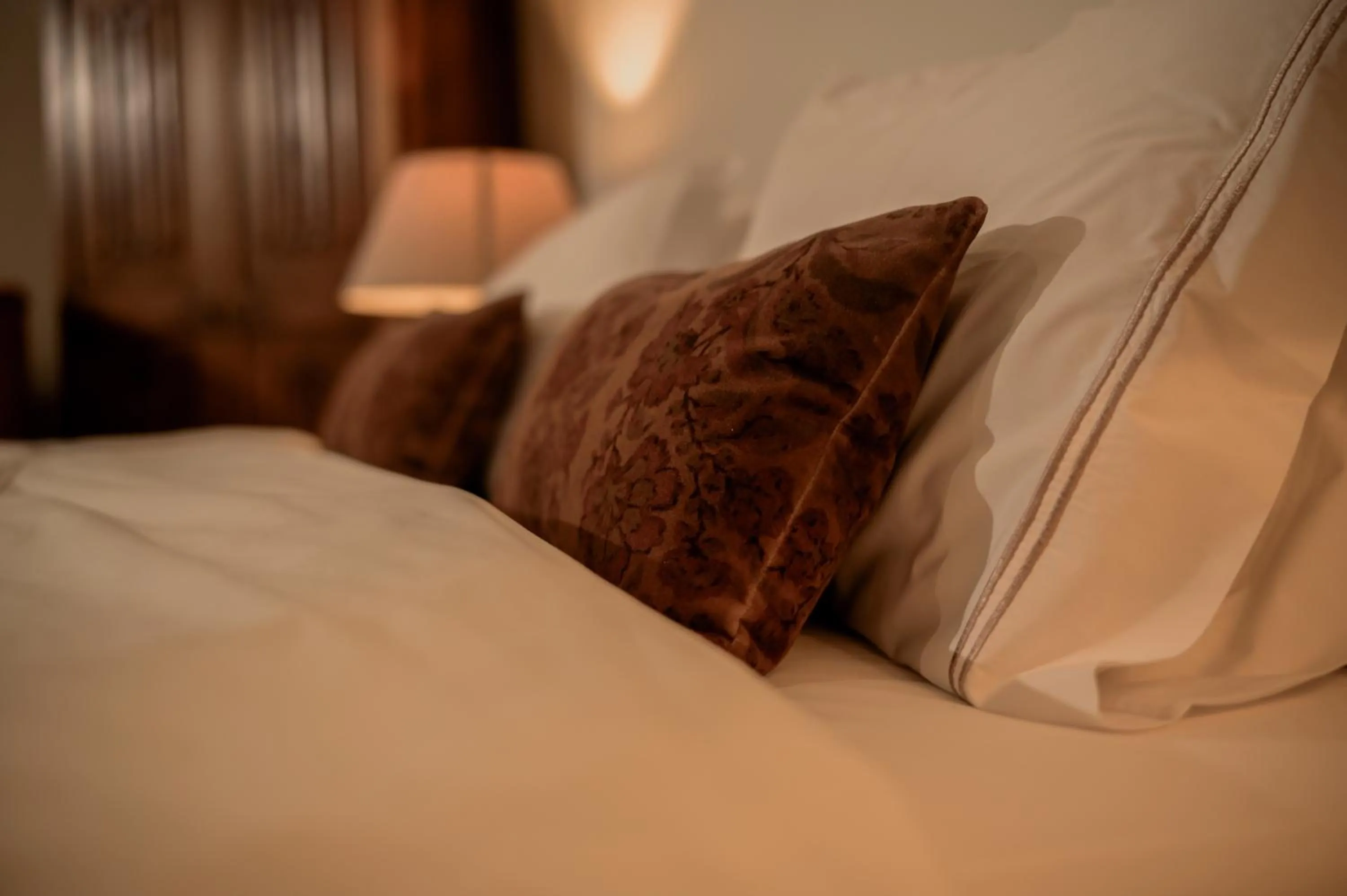 Bed in Real Scampis Hotel