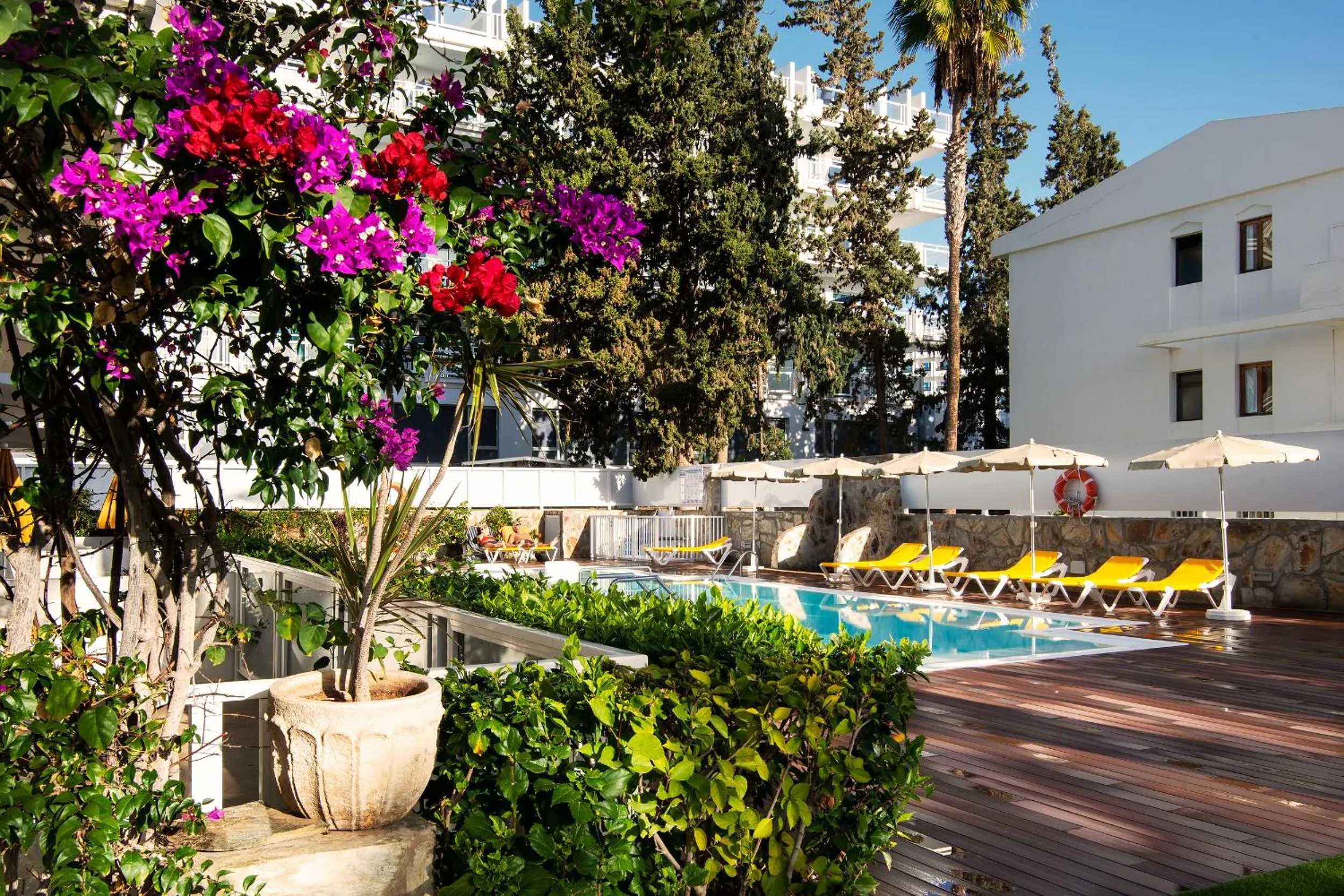 Swimming pool in Apartamentos Montemayor