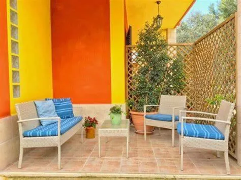 Patio in B&B Casa te la Bradamante