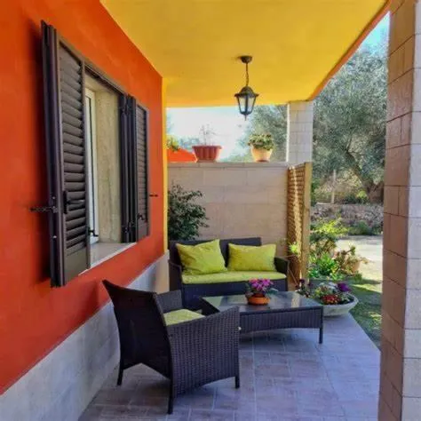 Patio in B&B Casa te la Bradamante