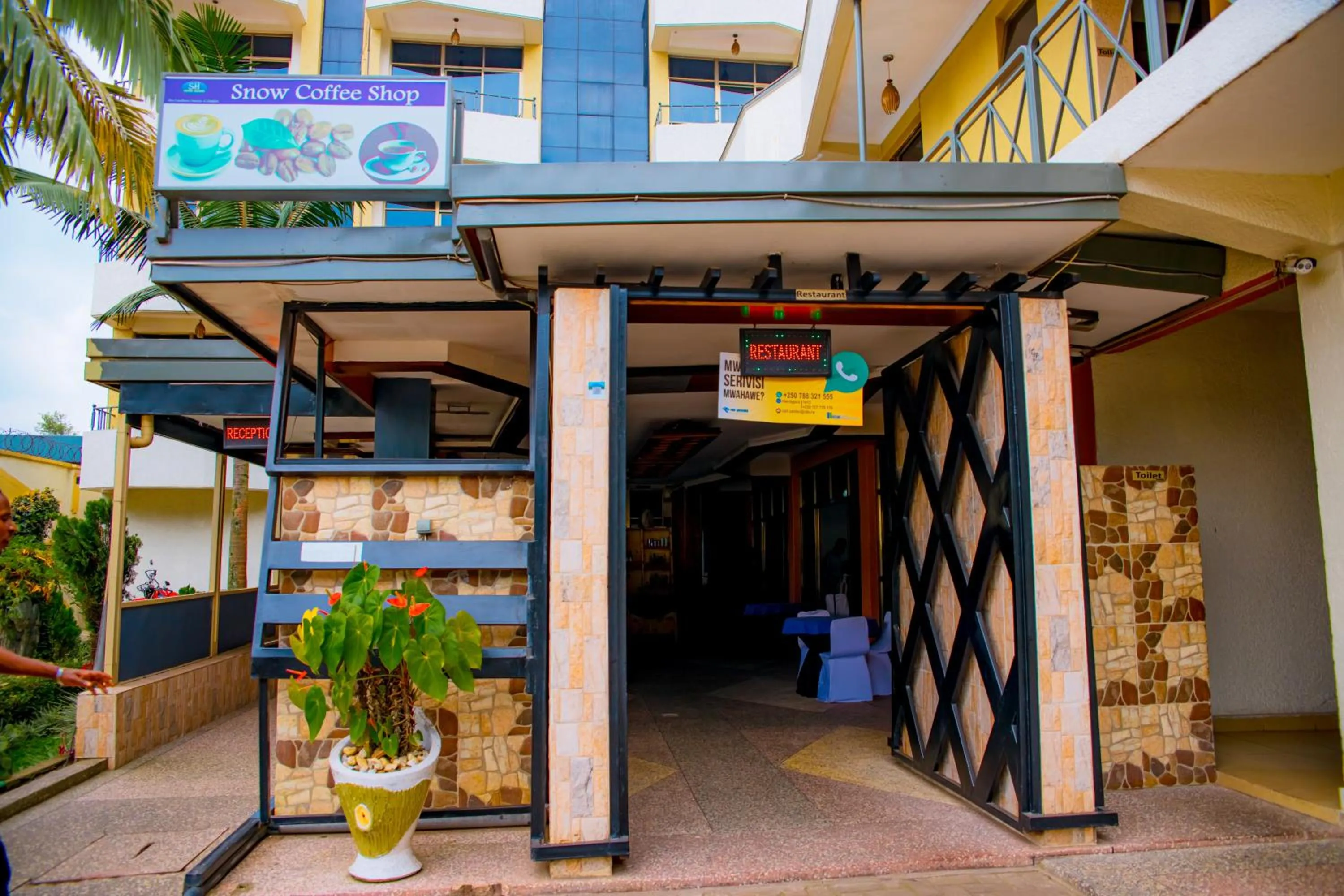 Lobby or reception in Ineza Hotel Musanze - Snow Hotel