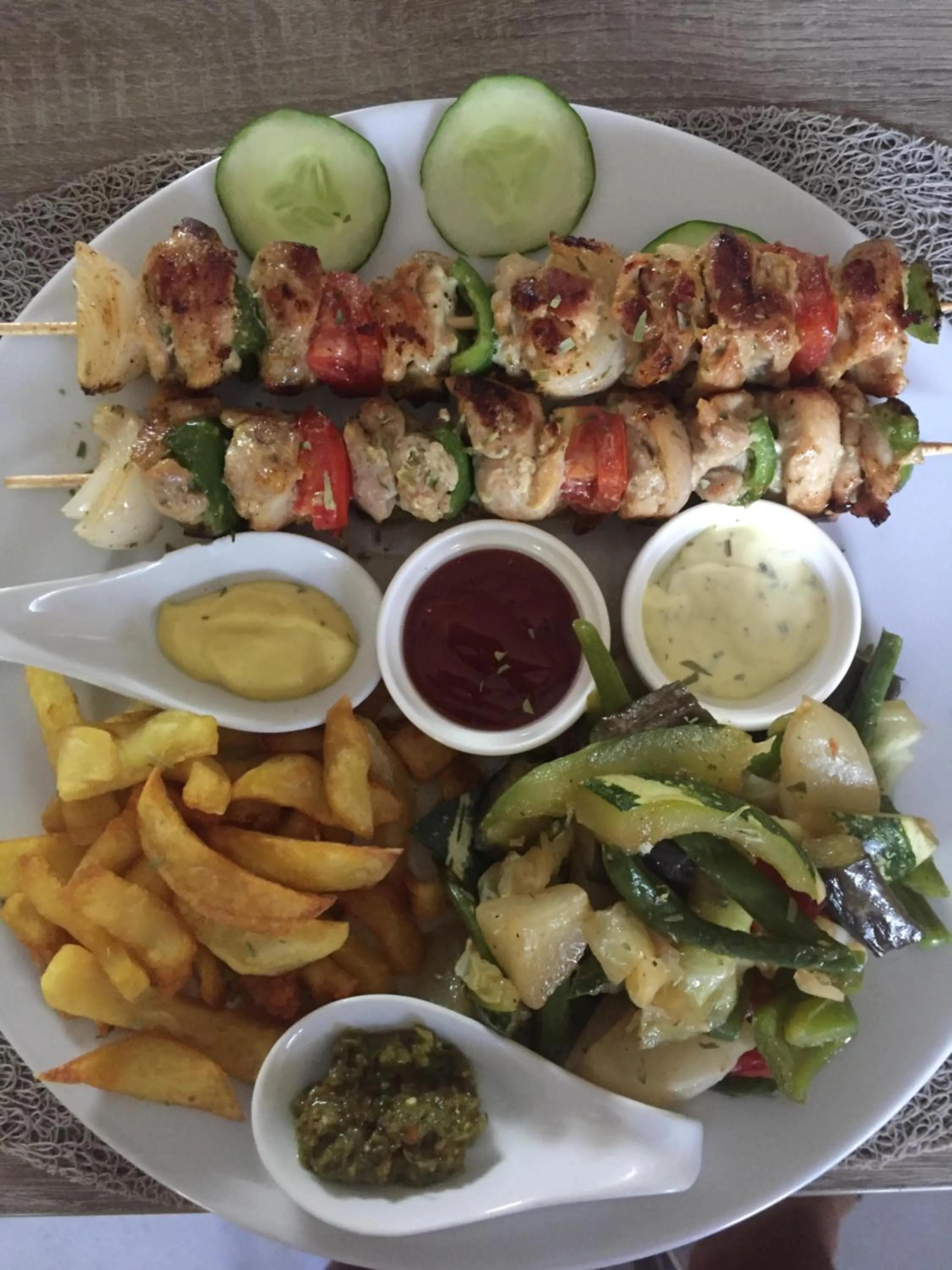 Food in Villa Mango
