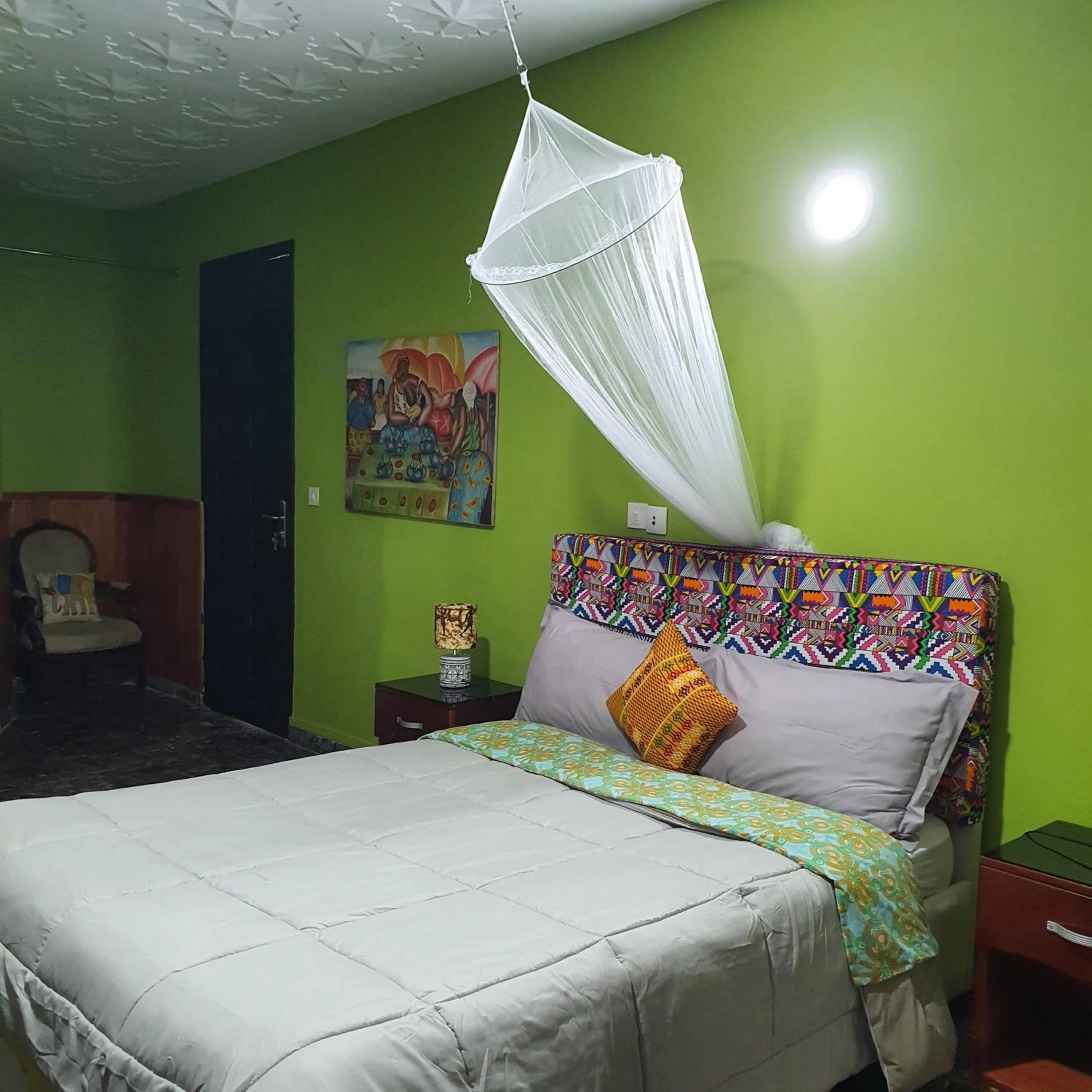 Bed in Villa Mango