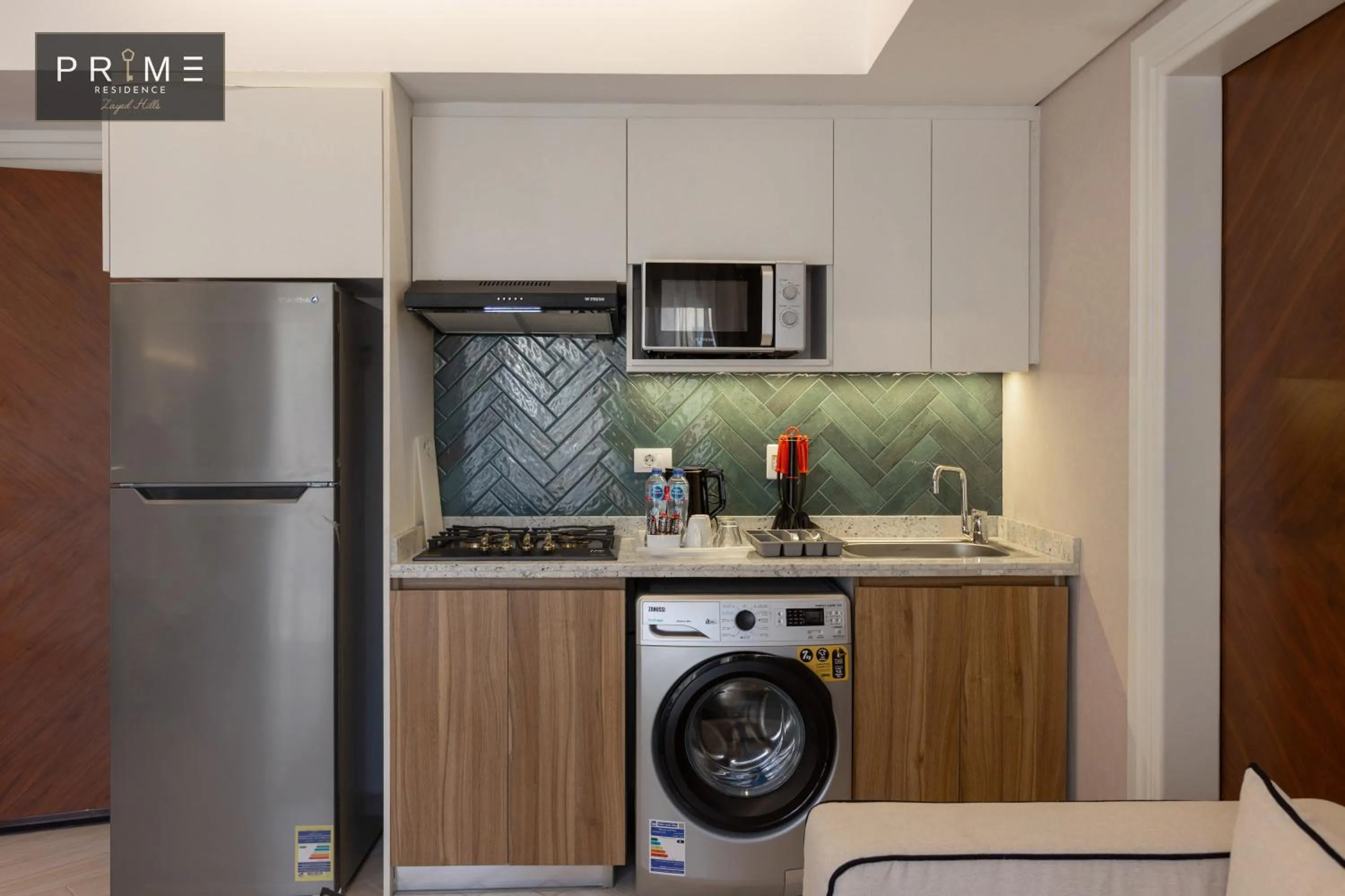 Kitchen or kitchenette in Prime Residence Zayed Hills