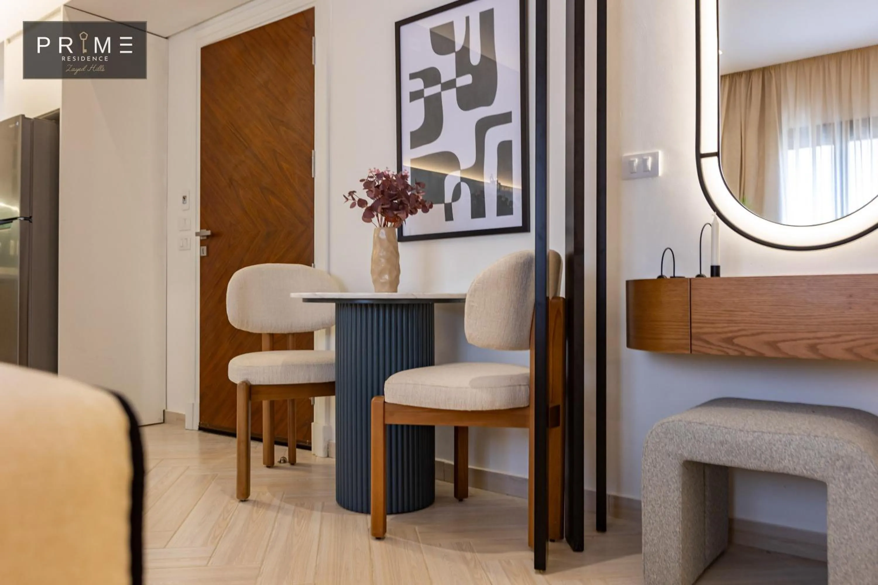 Seating area in Prime Residence Zayed Hills
