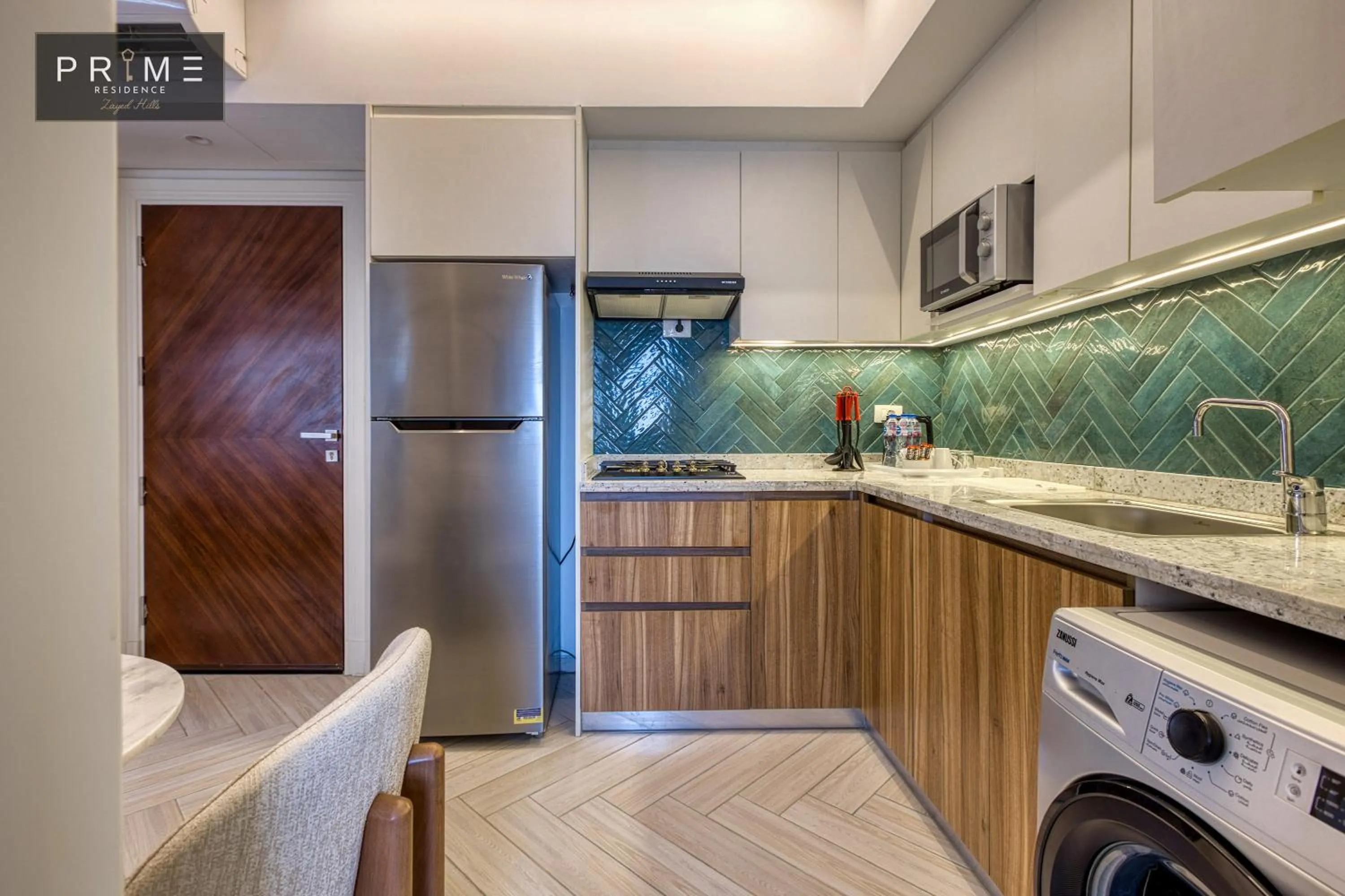 Kitchen or kitchenette in Prime Residence Zayed Hills
