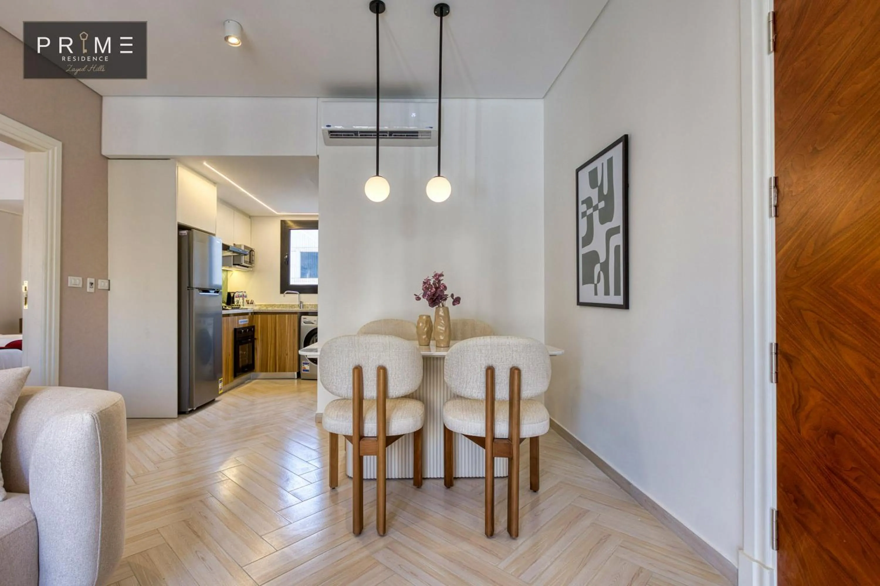 Dining area in Prime Residence Zayed Hills
