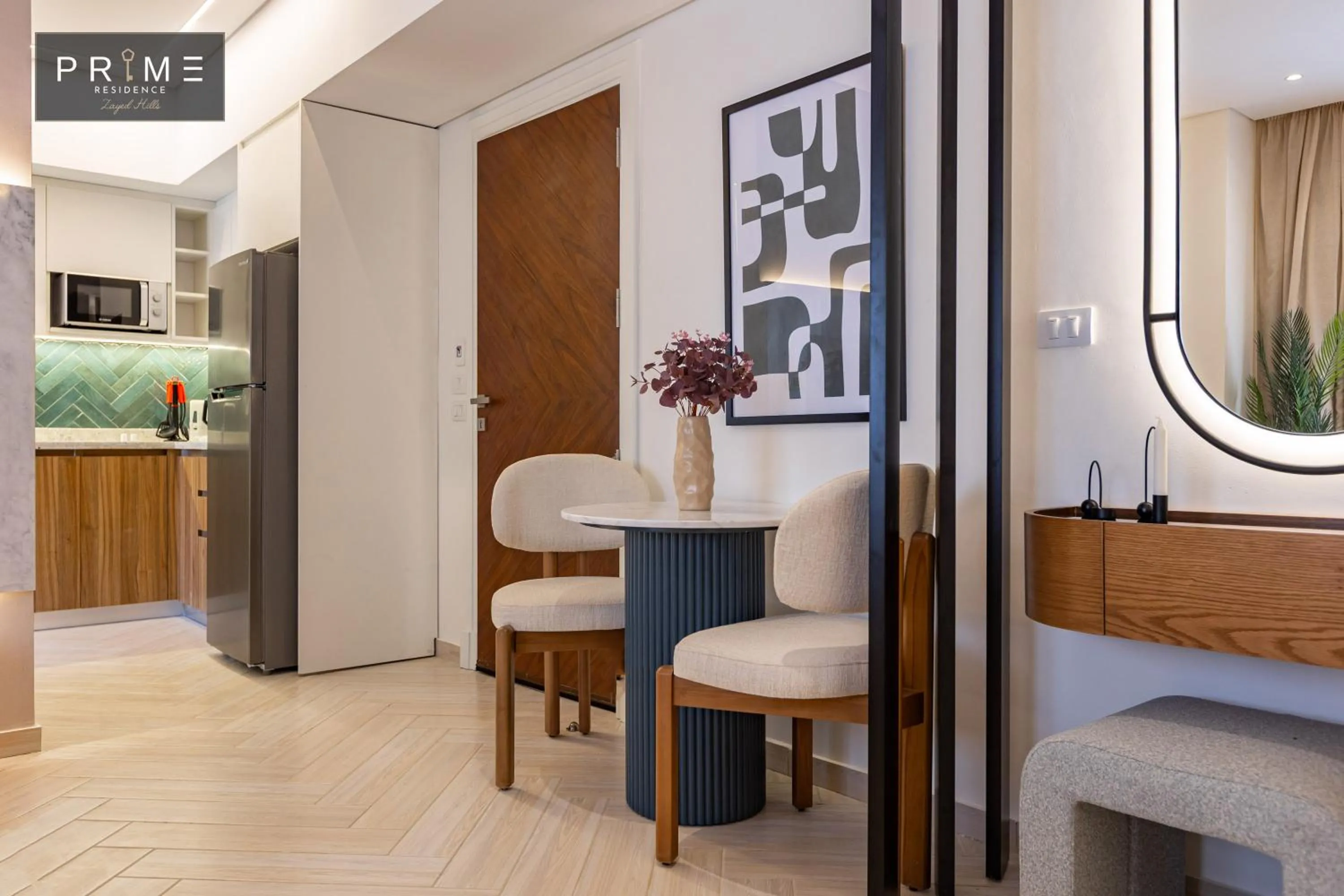 Seating area in Prime Residence Zayed Hills