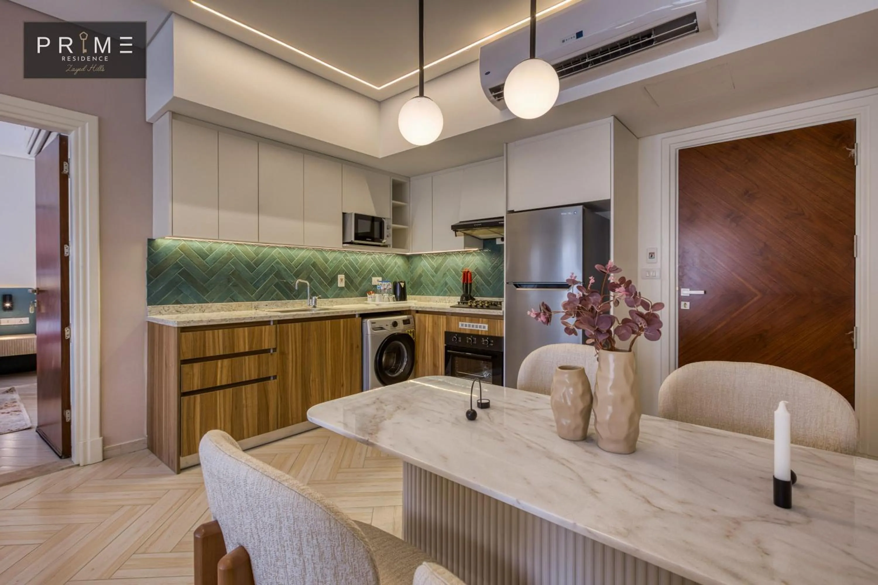 Kitchen or kitchenette in Prime Residence Zayed Hills