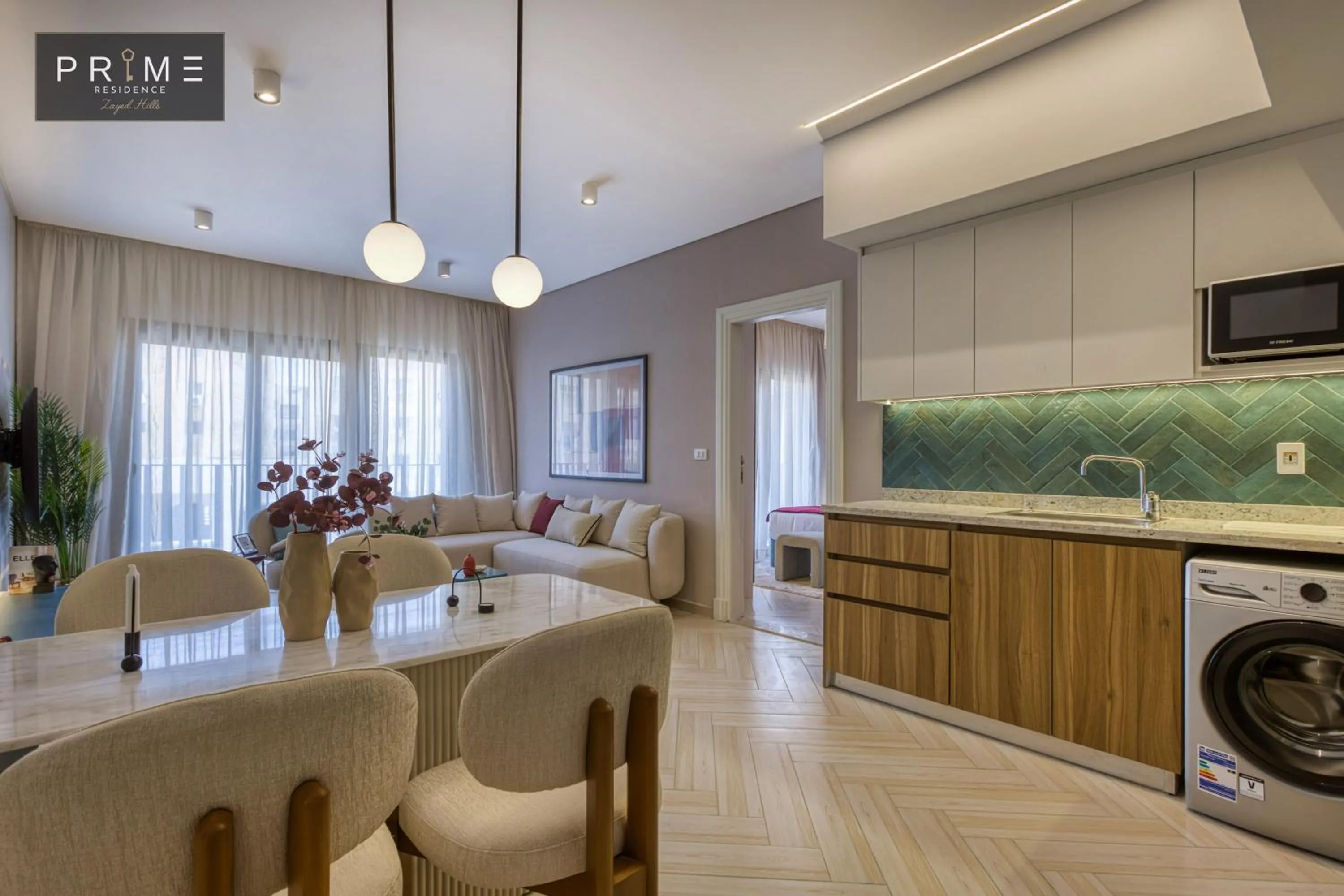 Kitchen or kitchenette in Prime Residence Zayed Hills