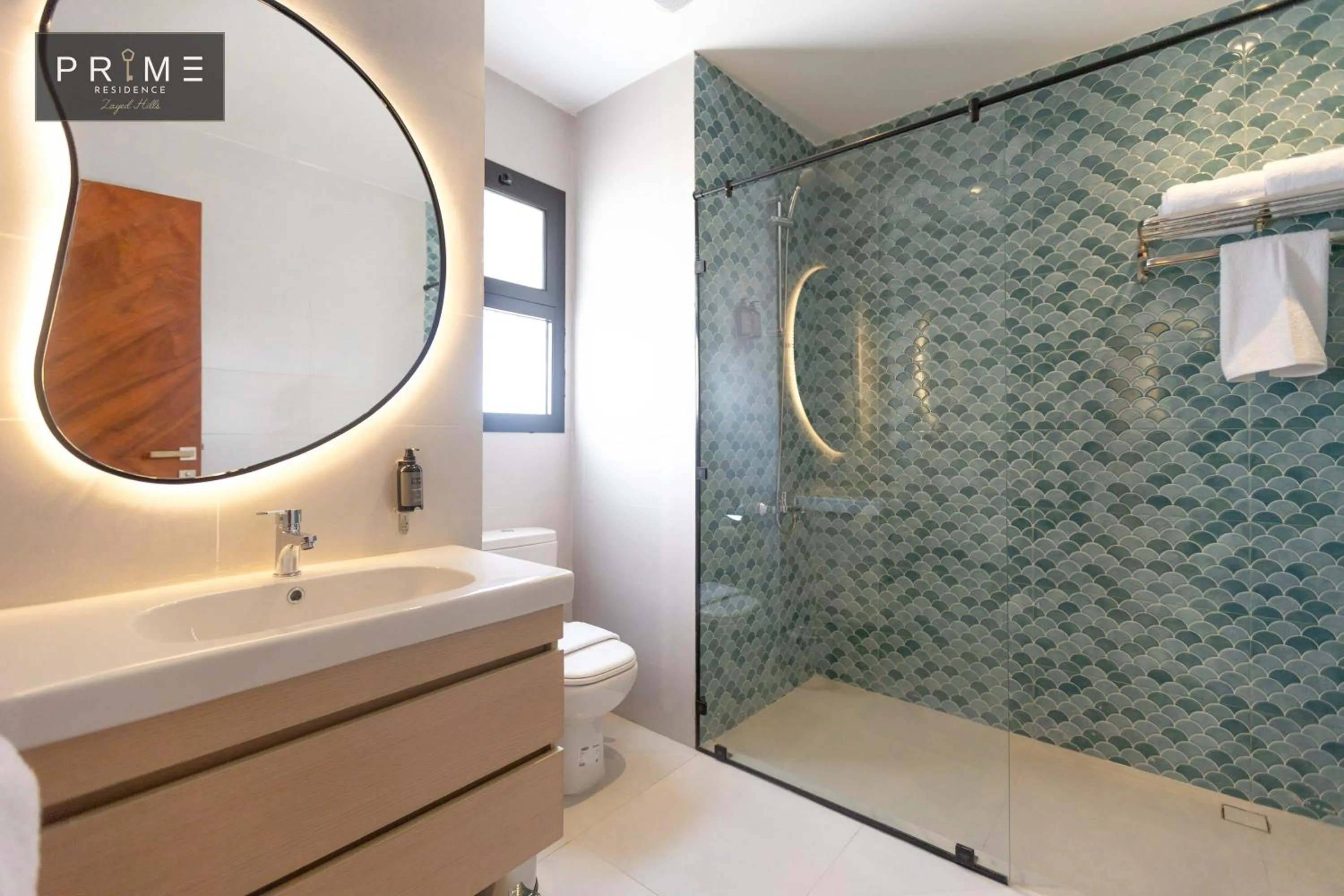 Shower in Prime Residence Zayed Hills