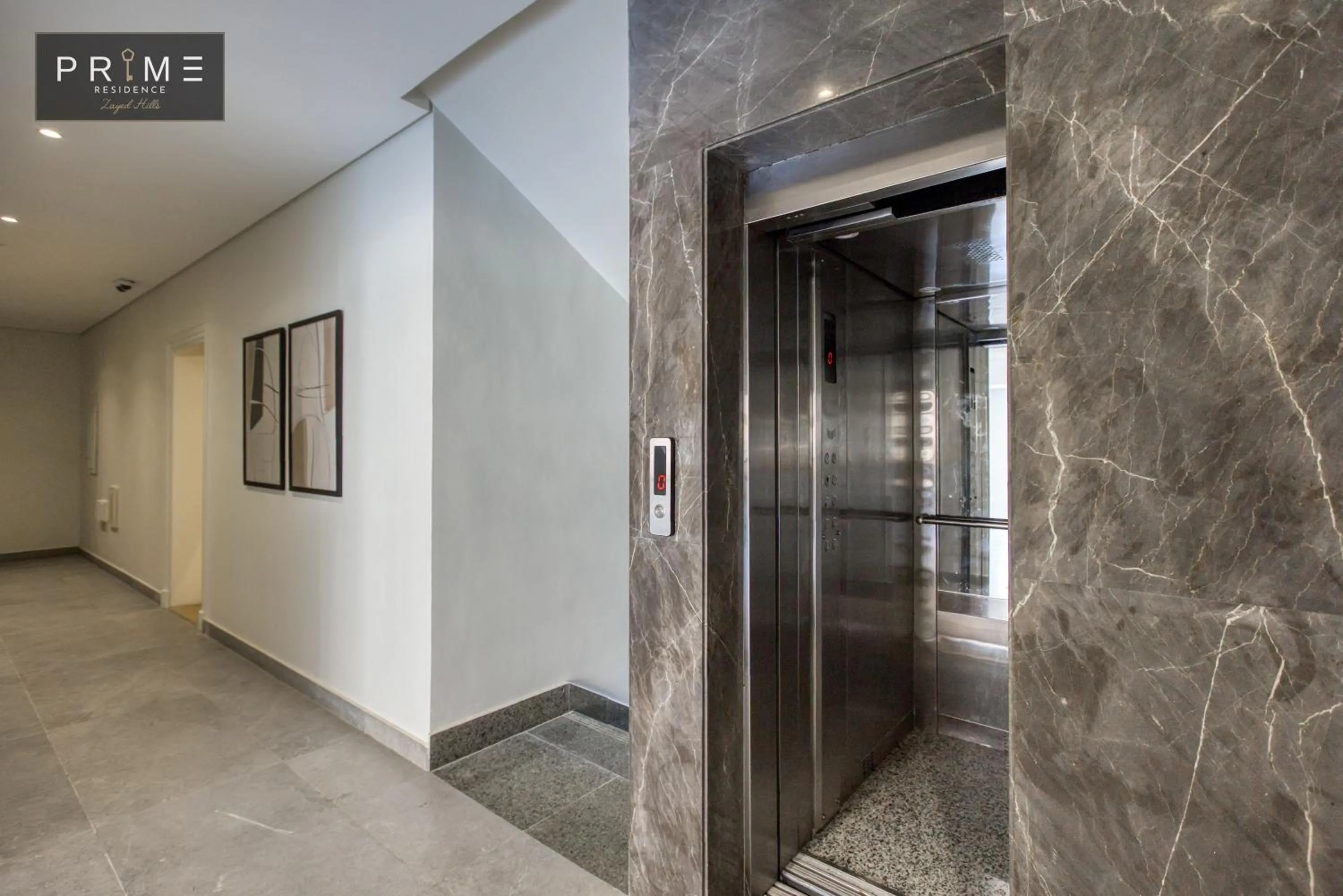 elevator in Prime Residence Zayed Hills