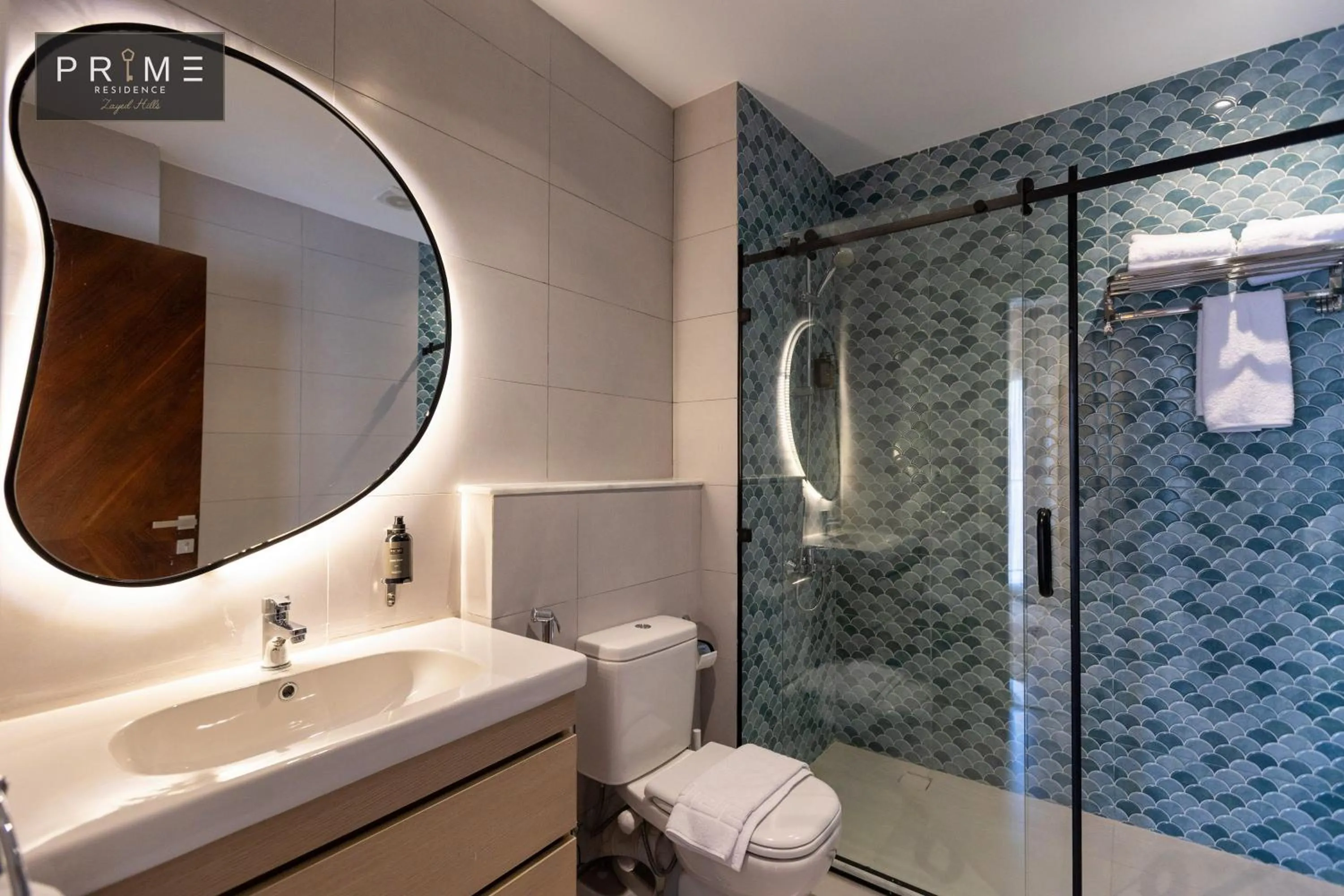 Shower in Prime Residence Zayed Hills