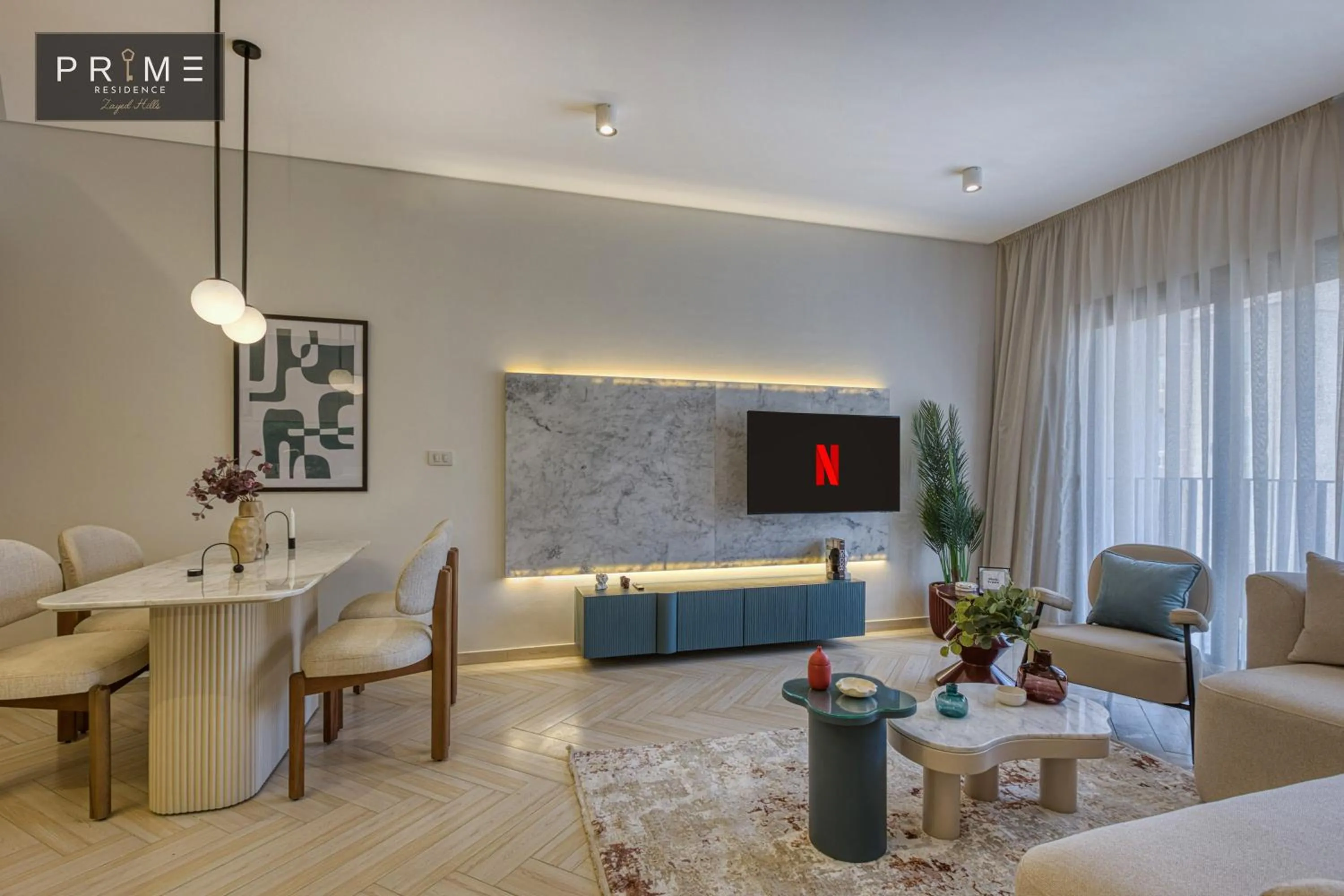 TV and multimedia in Prime Residence Zayed Hills