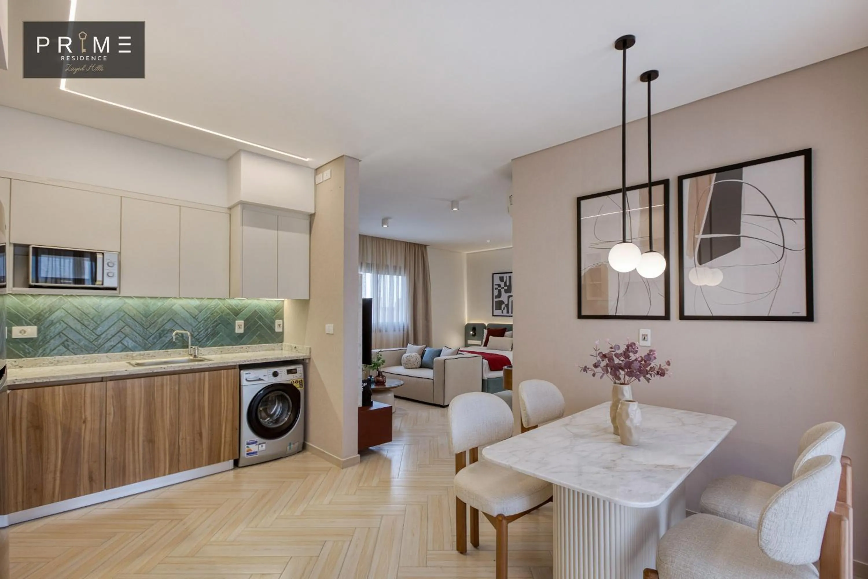 Kitchen or kitchenette in Prime Residence Zayed Hills