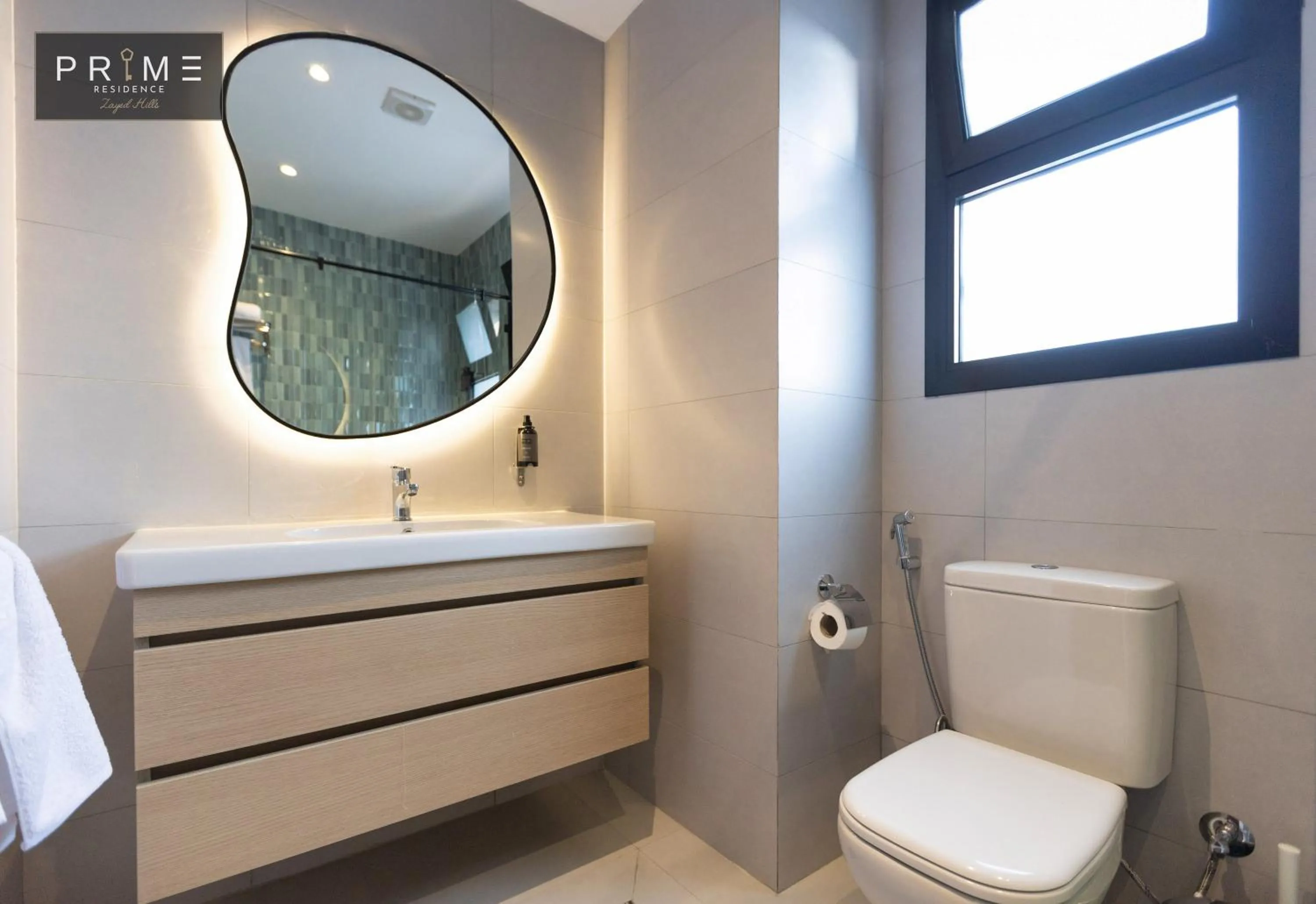 Toilet in Prime Residence Zayed Hills