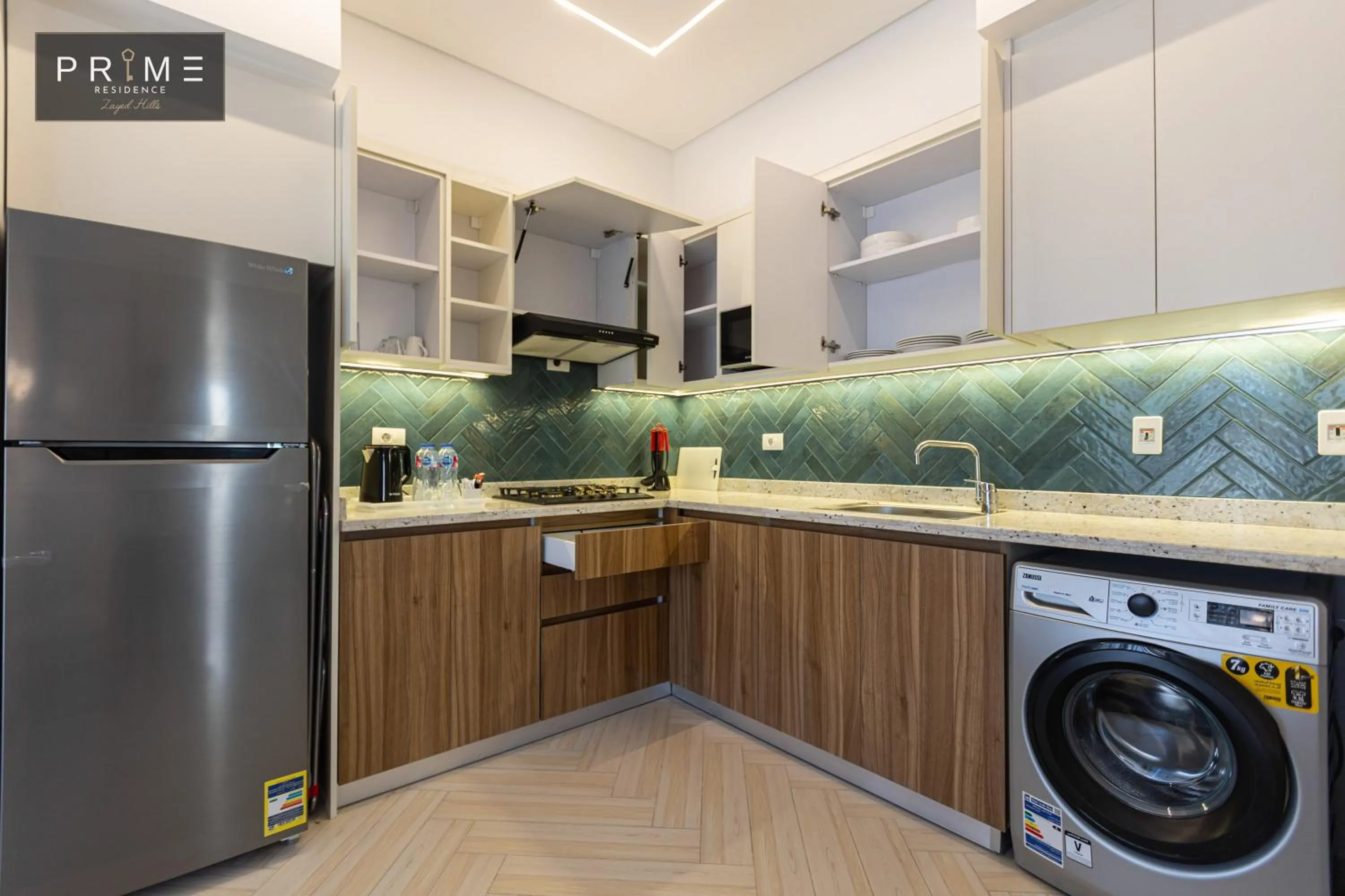 Kitchen or kitchenette in Prime Residence Zayed Hills