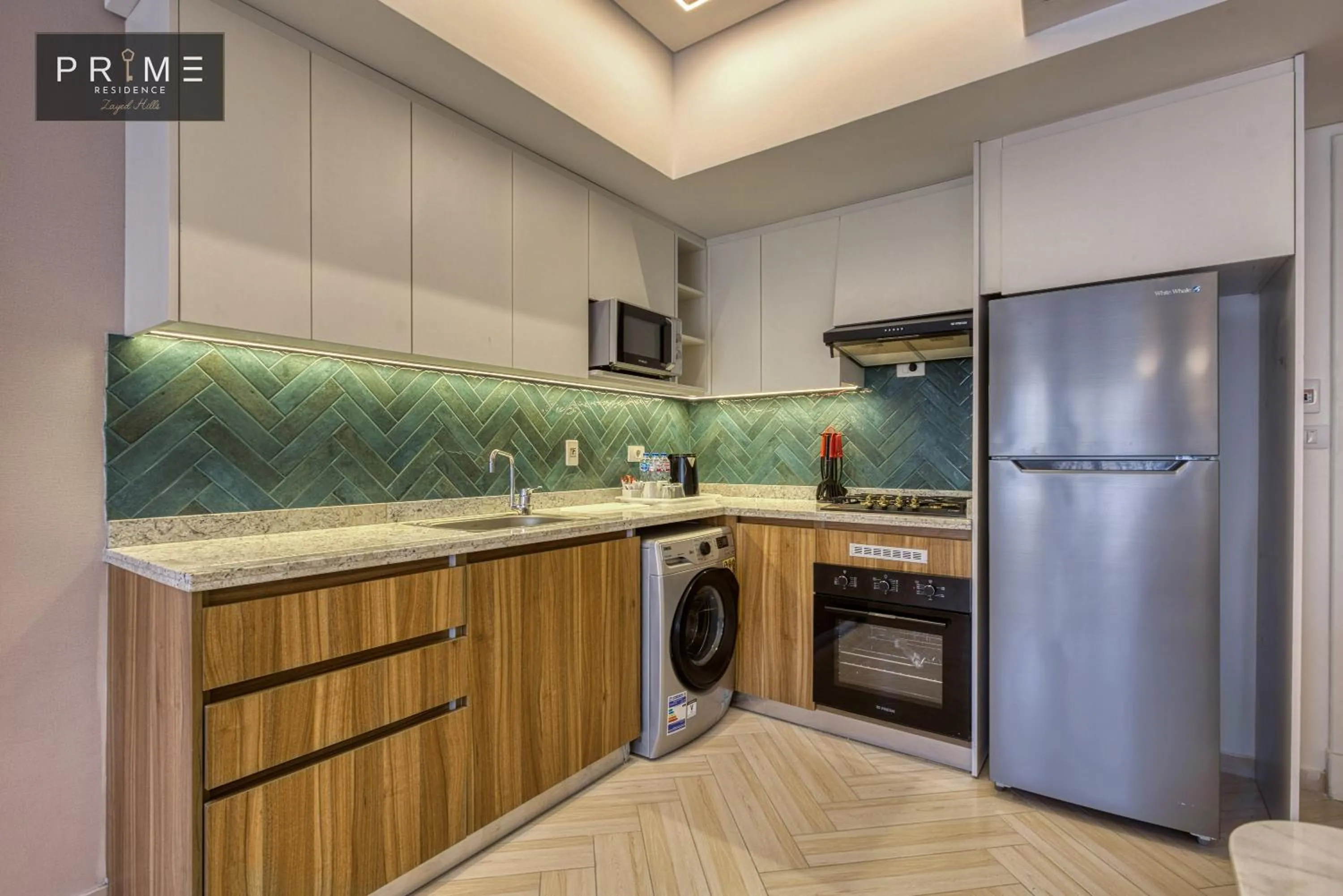 Kitchen or kitchenette in Prime Residence Zayed Hills