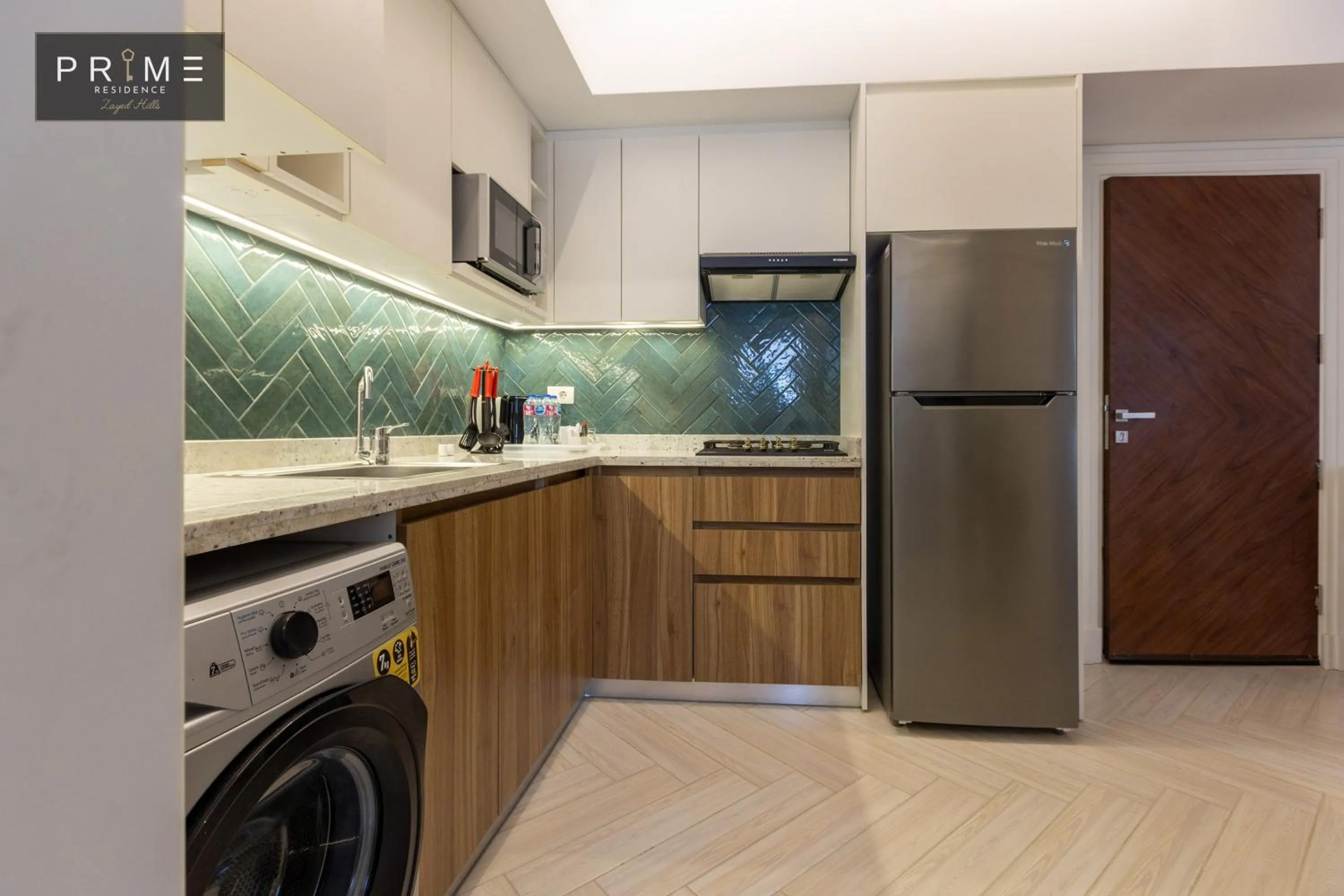 Kitchen or kitchenette in Prime Residence Zayed Hills