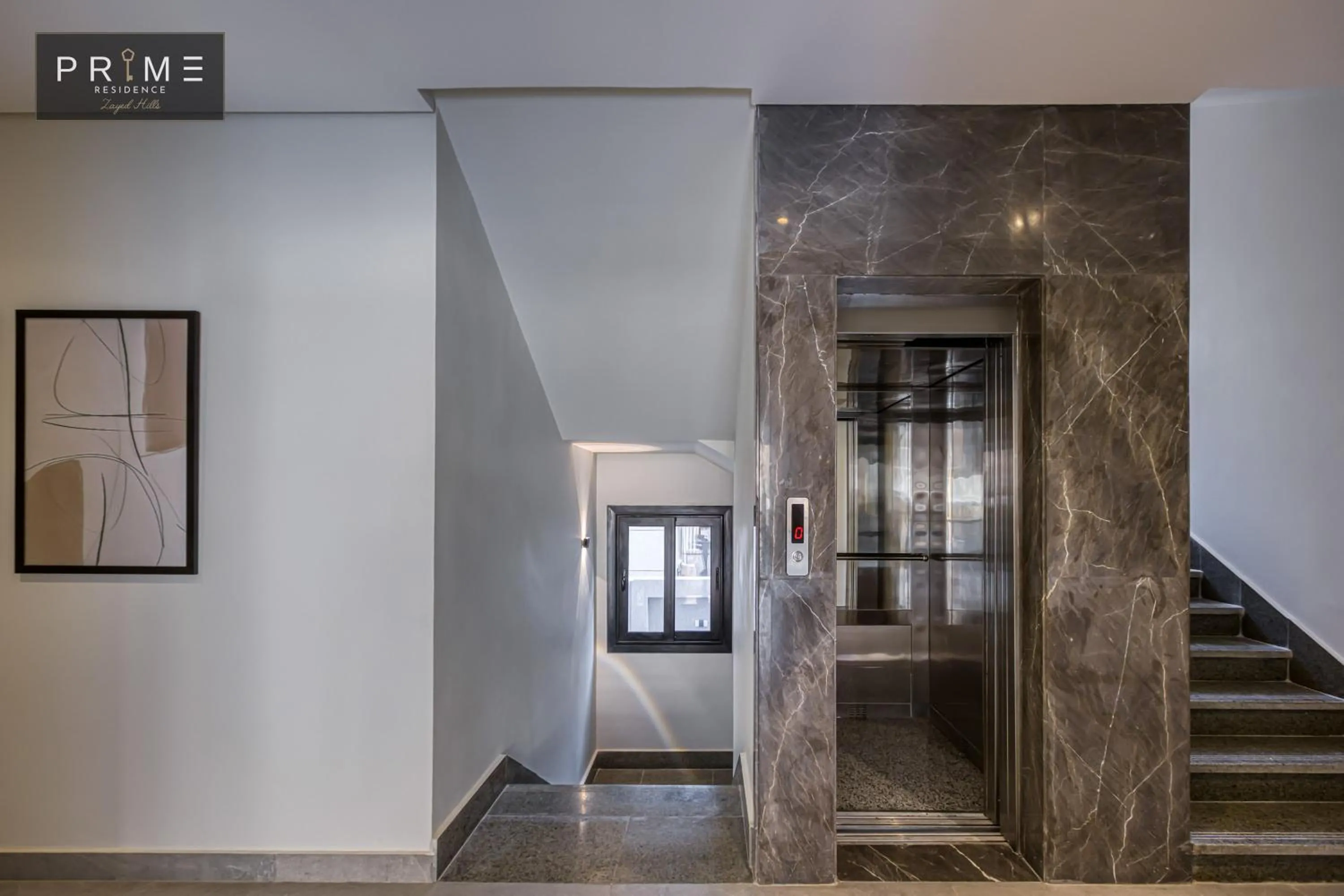 elevator in Prime Residence Zayed Hills