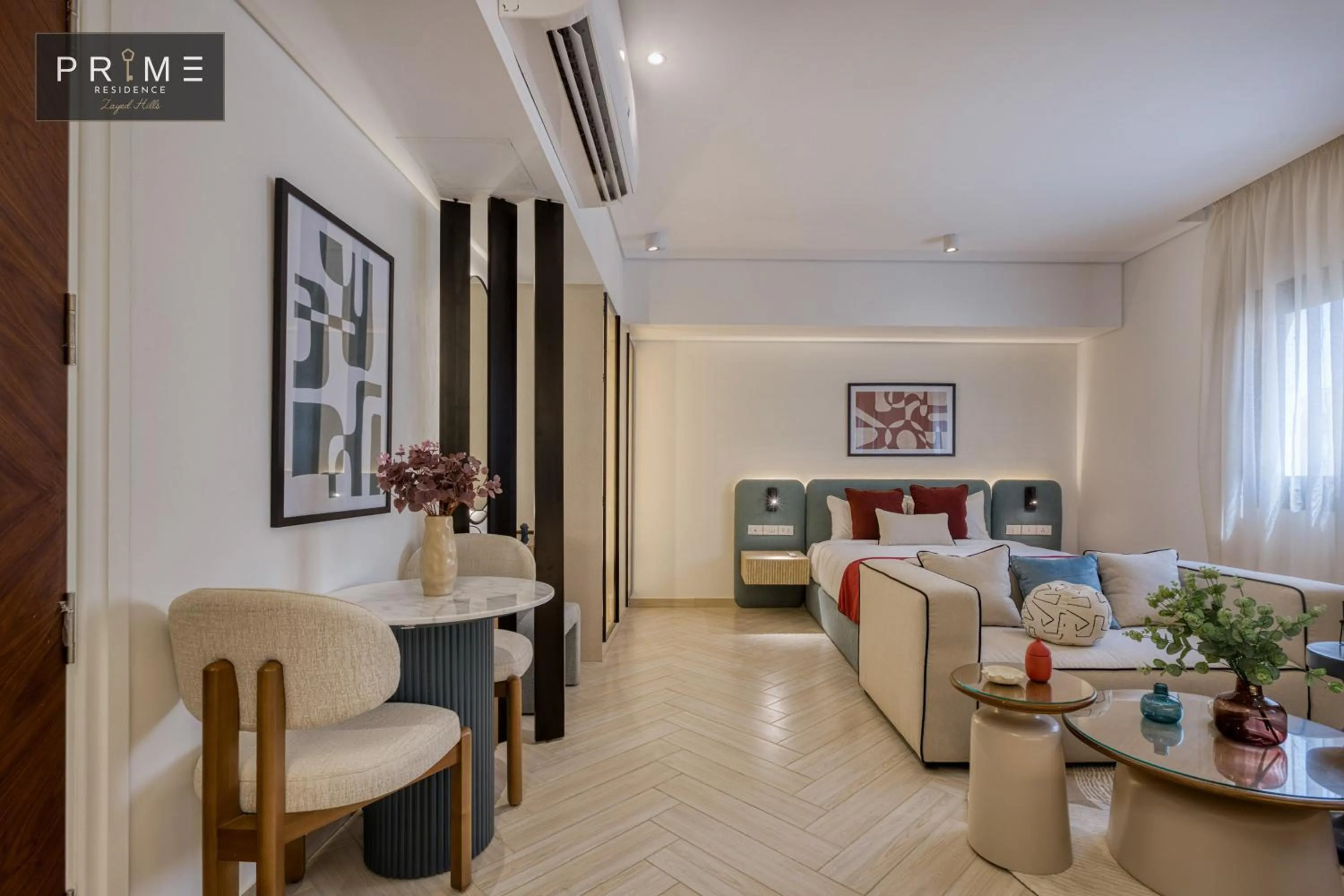 Living room in Prime Residence Zayed Hills