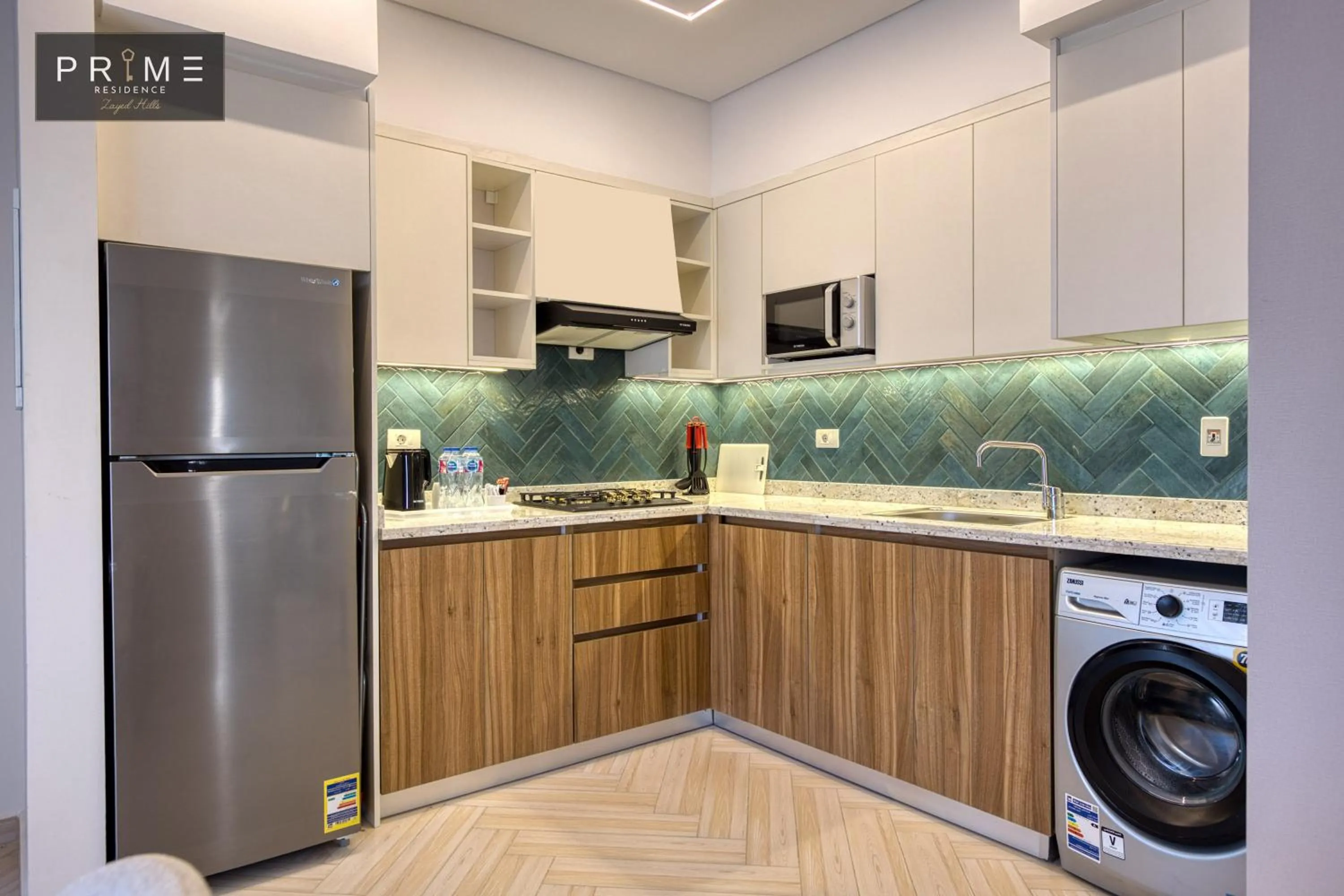 Kitchen or kitchenette in Prime Residence Zayed Hills