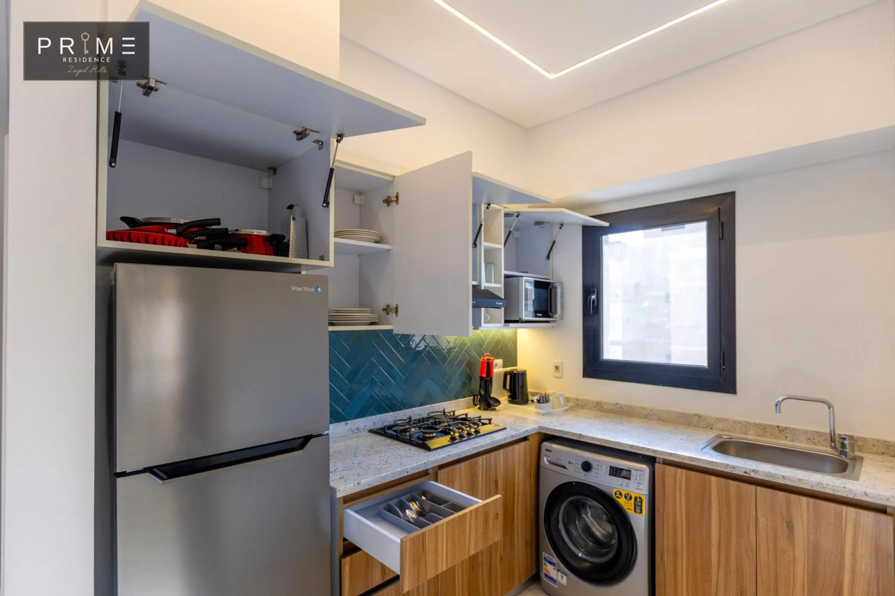 Kitchen or kitchenette in Prime Residence Zayed Hills