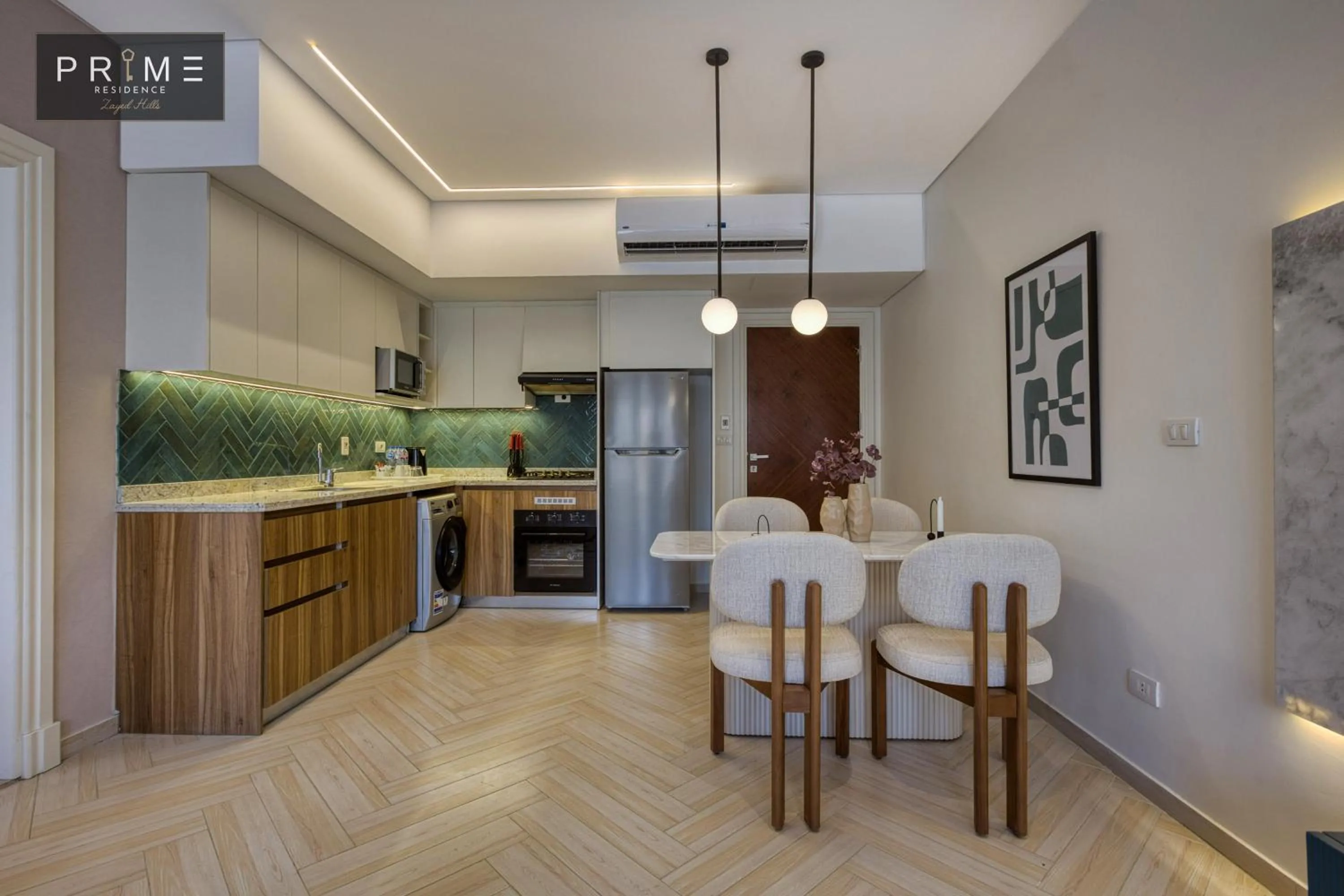 Kitchen or kitchenette in Prime Residence Zayed Hills