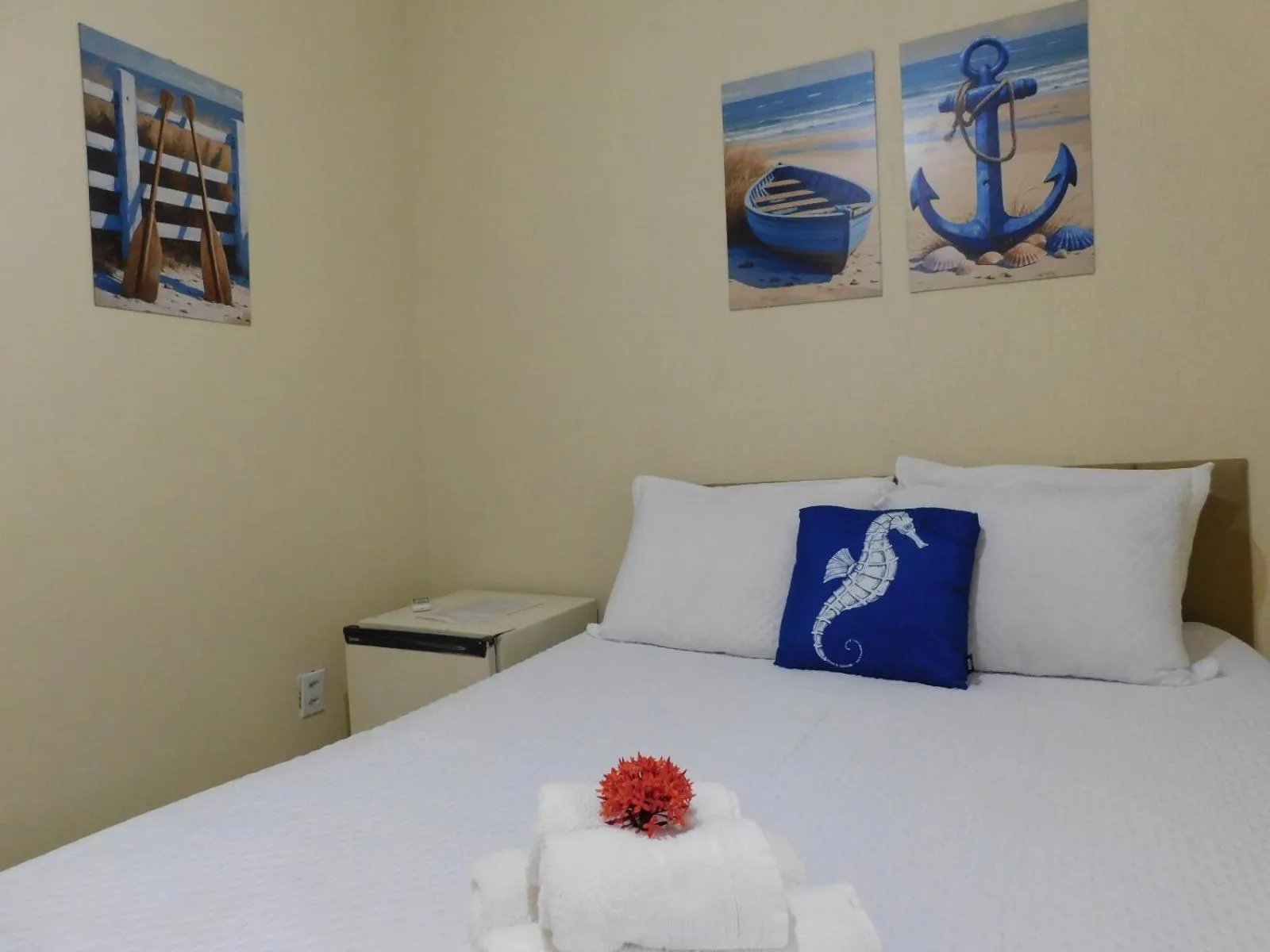 Bed in Pousada Luzes de Geribá