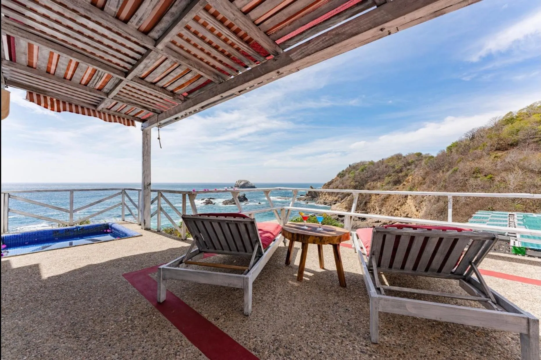 Balcony/Terrace in Villa Aikia (Adults Suites A/C)