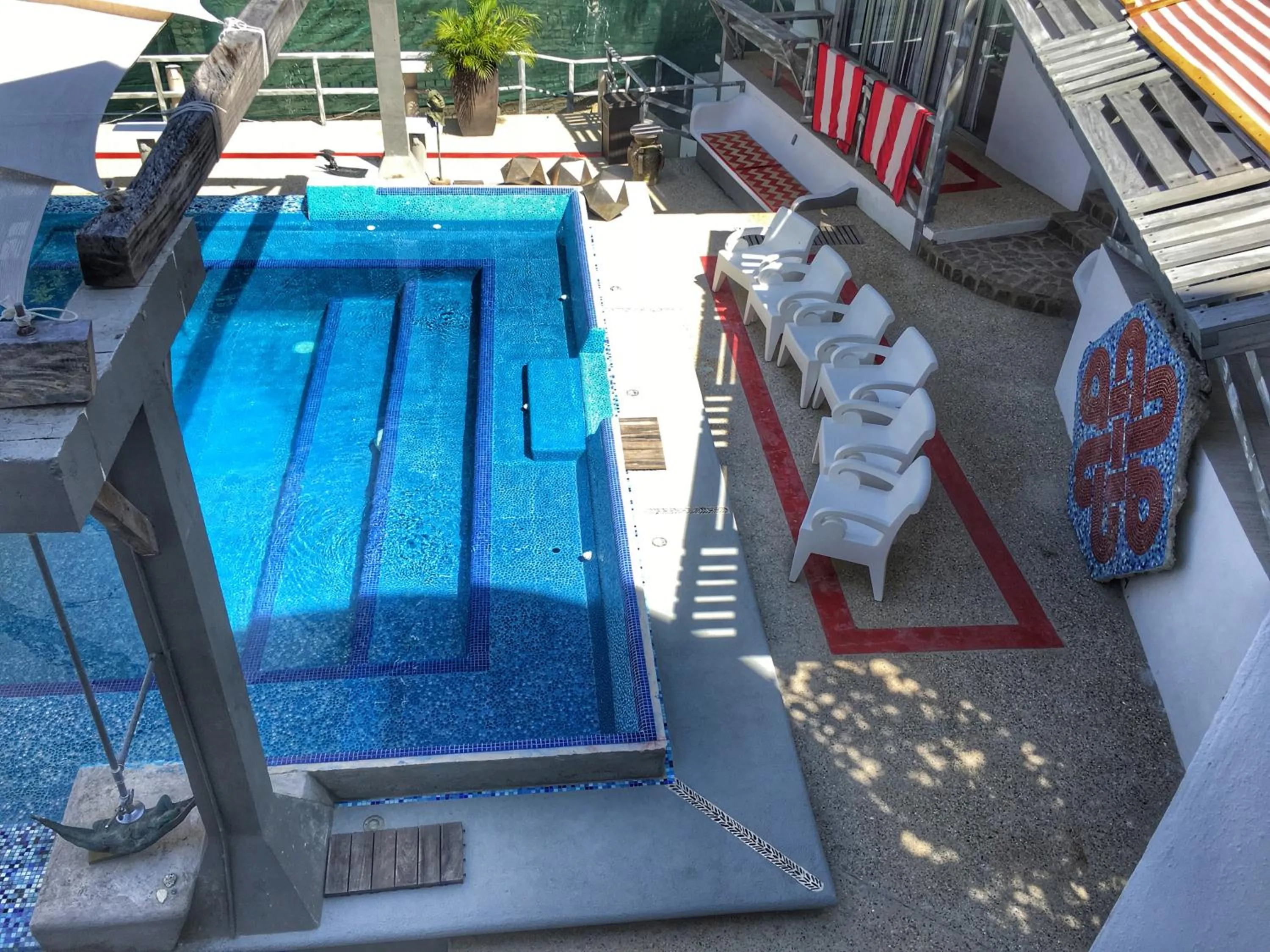 Swimming pool in Villa Aikia (Adults Suites A/C)