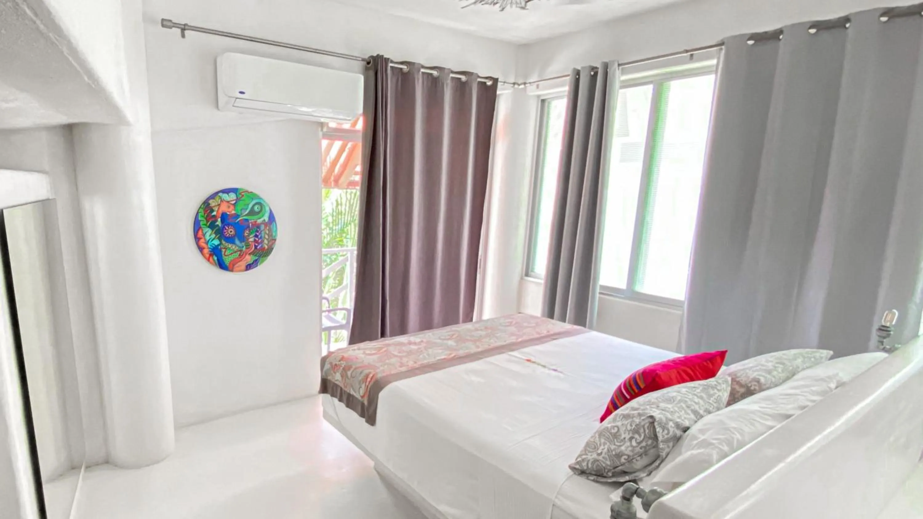 Bed in Villa Aikia (Adults Suites A/C)