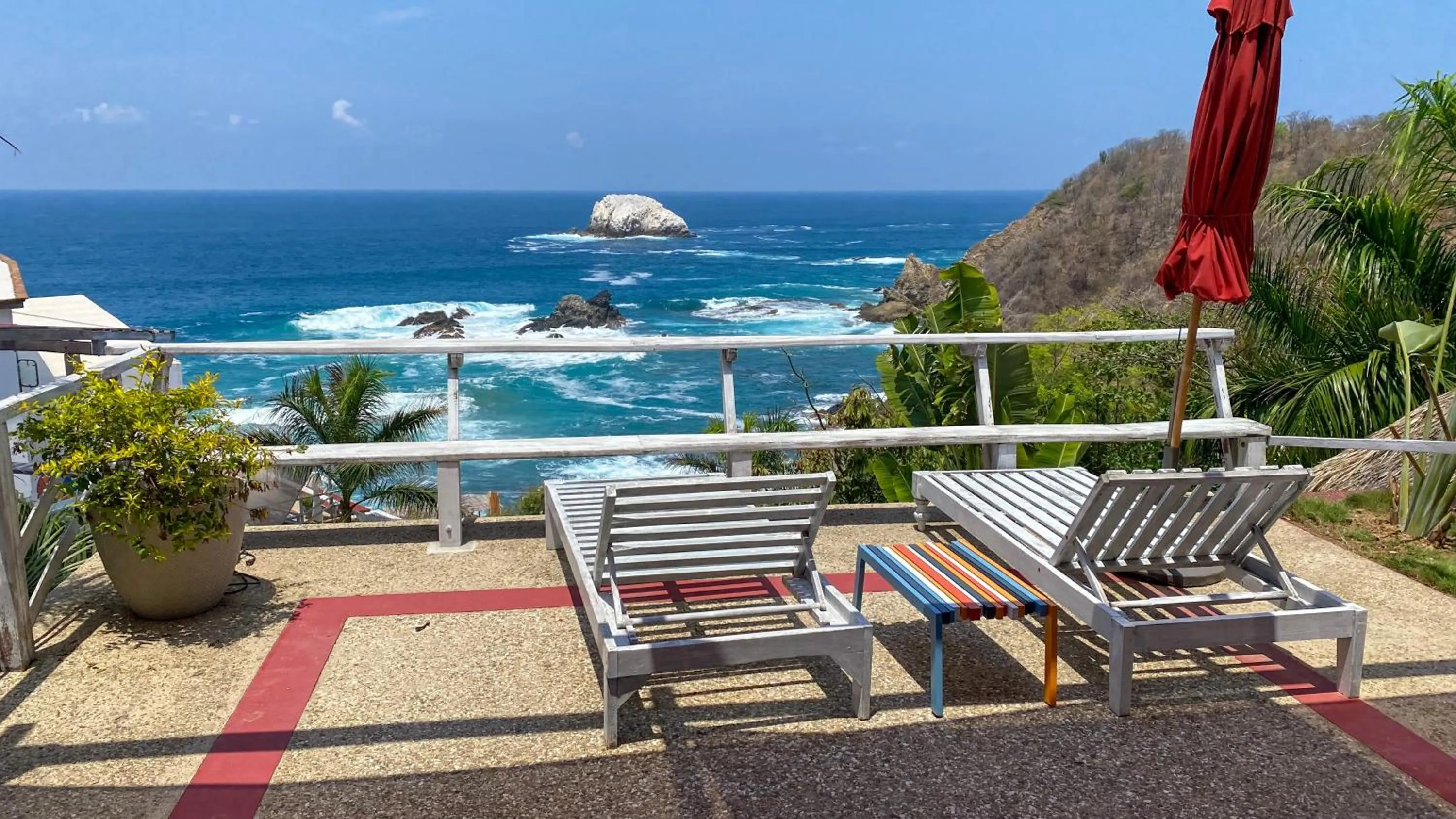 Balcony/Terrace in Villa Aikia (Adults Suites A/C)