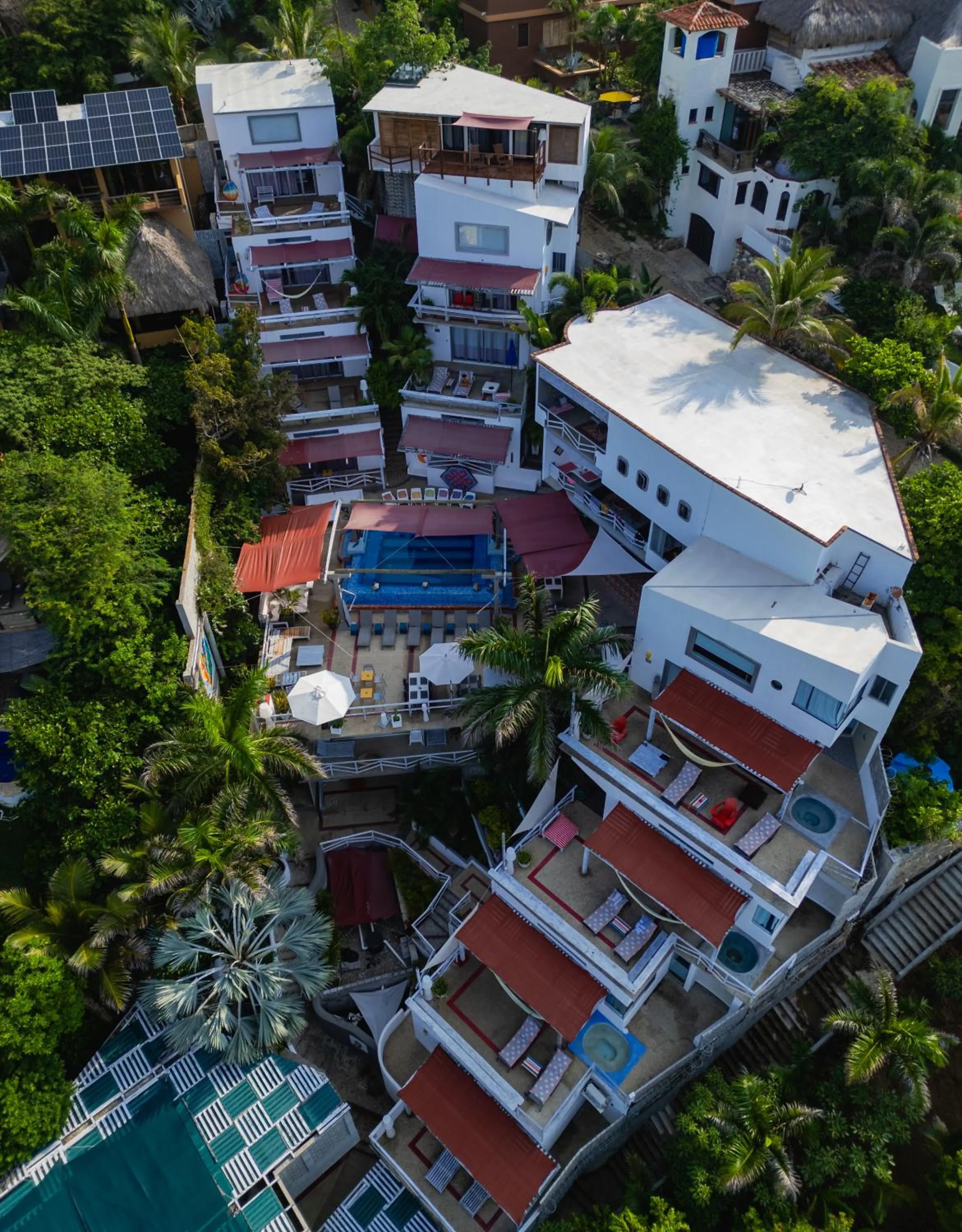 Bird's eye view in Villa Aikia (Adults Suites A/C)